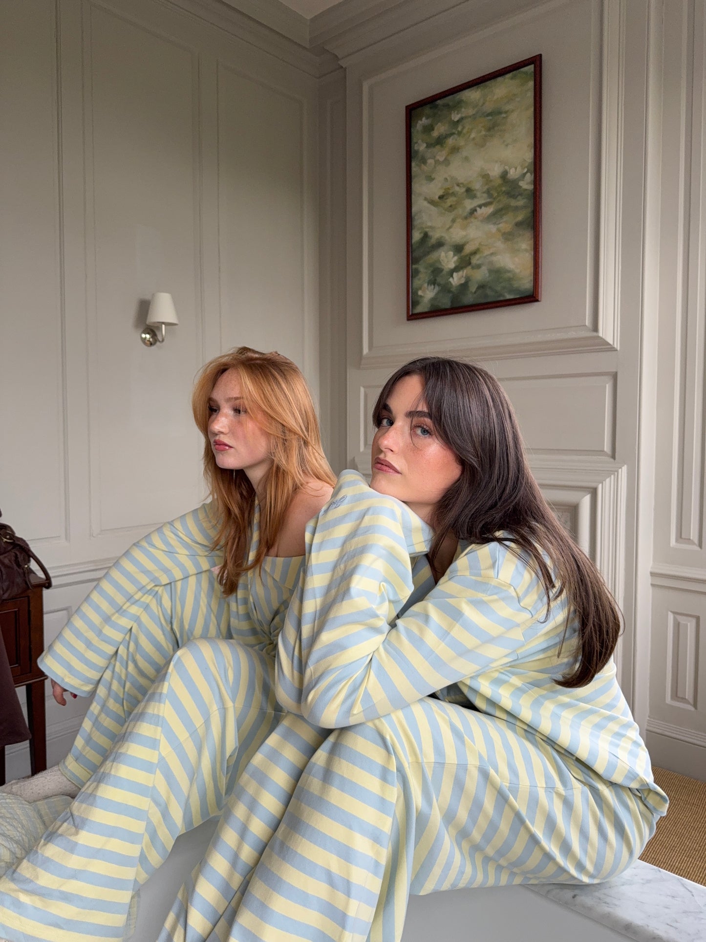 Greta - 172 cm - M & M/tall <br/> Fabienne - 180 cm - M & M/tall