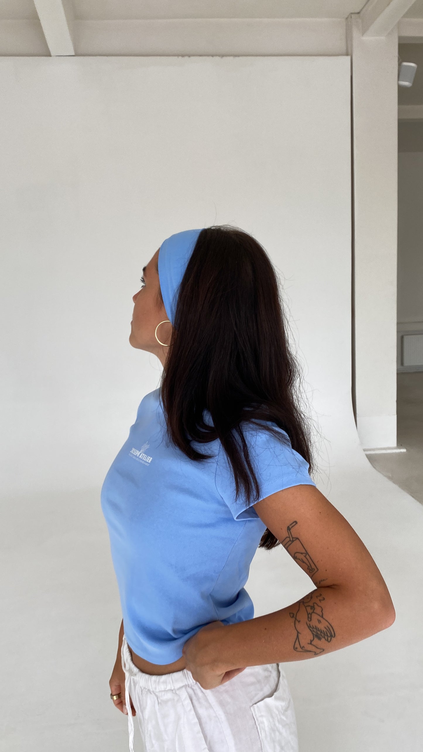 core hairband light blue