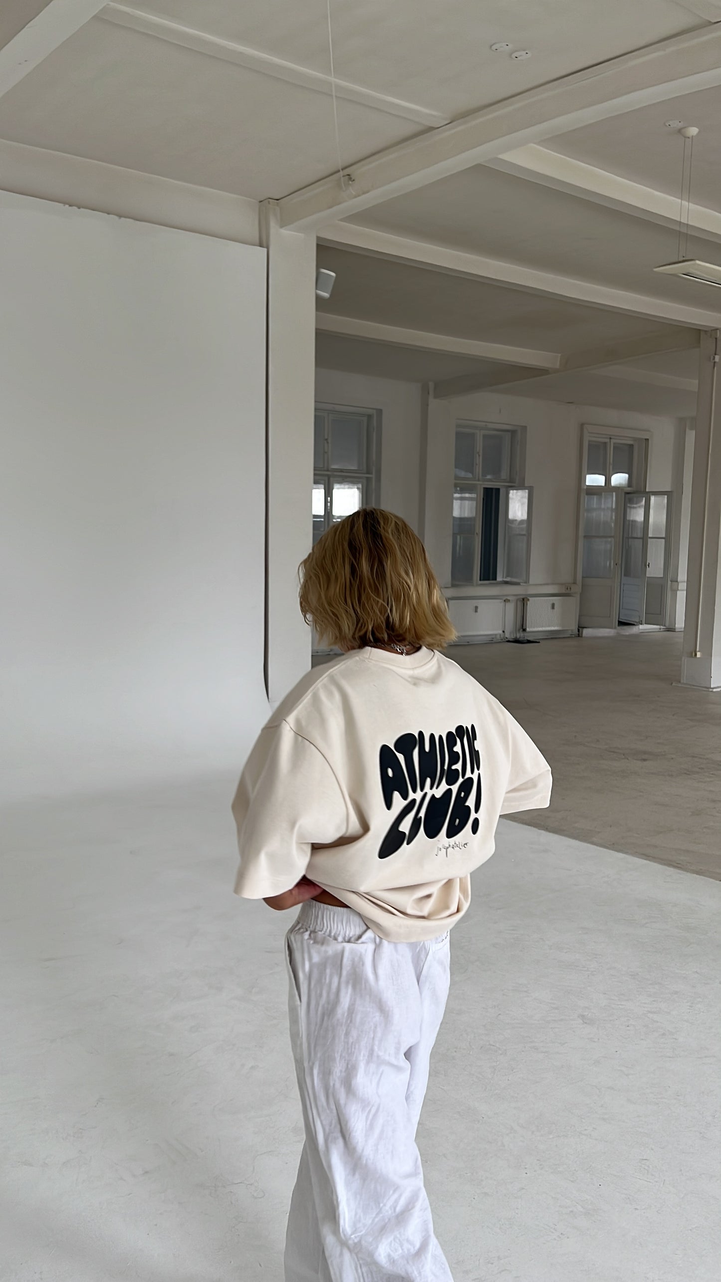 athletic club bubble core tee undyed