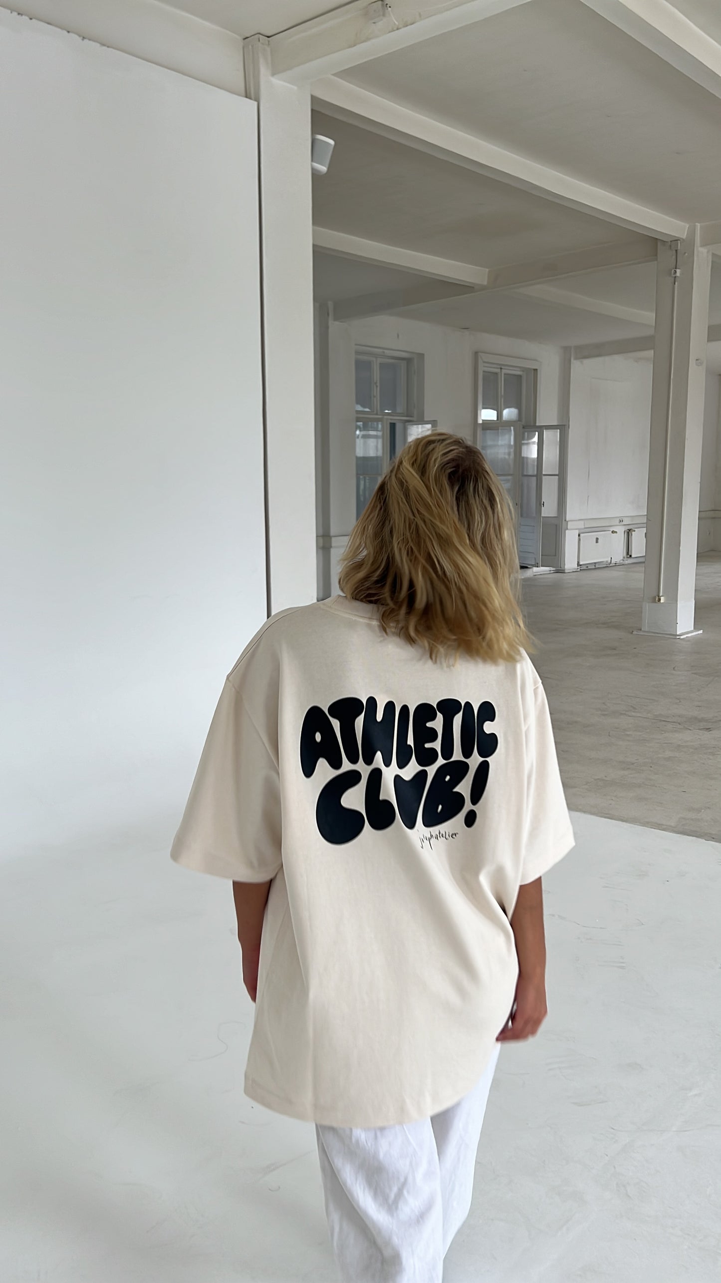 athletic club bubble core tee undyed