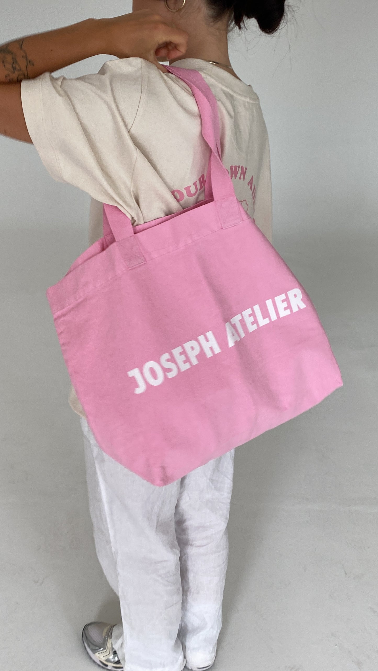 joseph atelier canvas bag pink