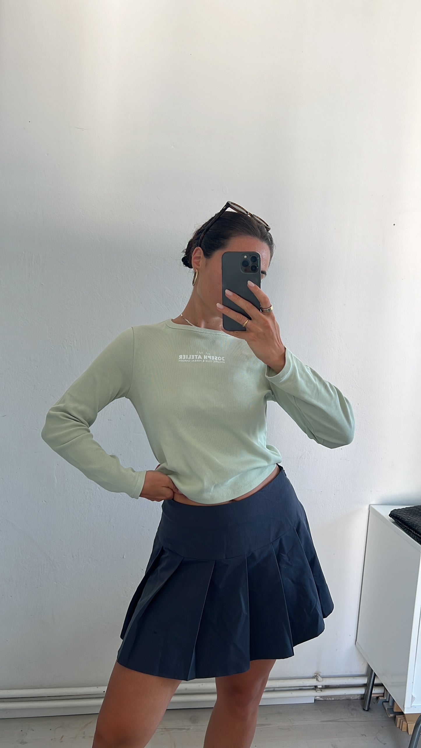 herbal garden cropped longsleeve