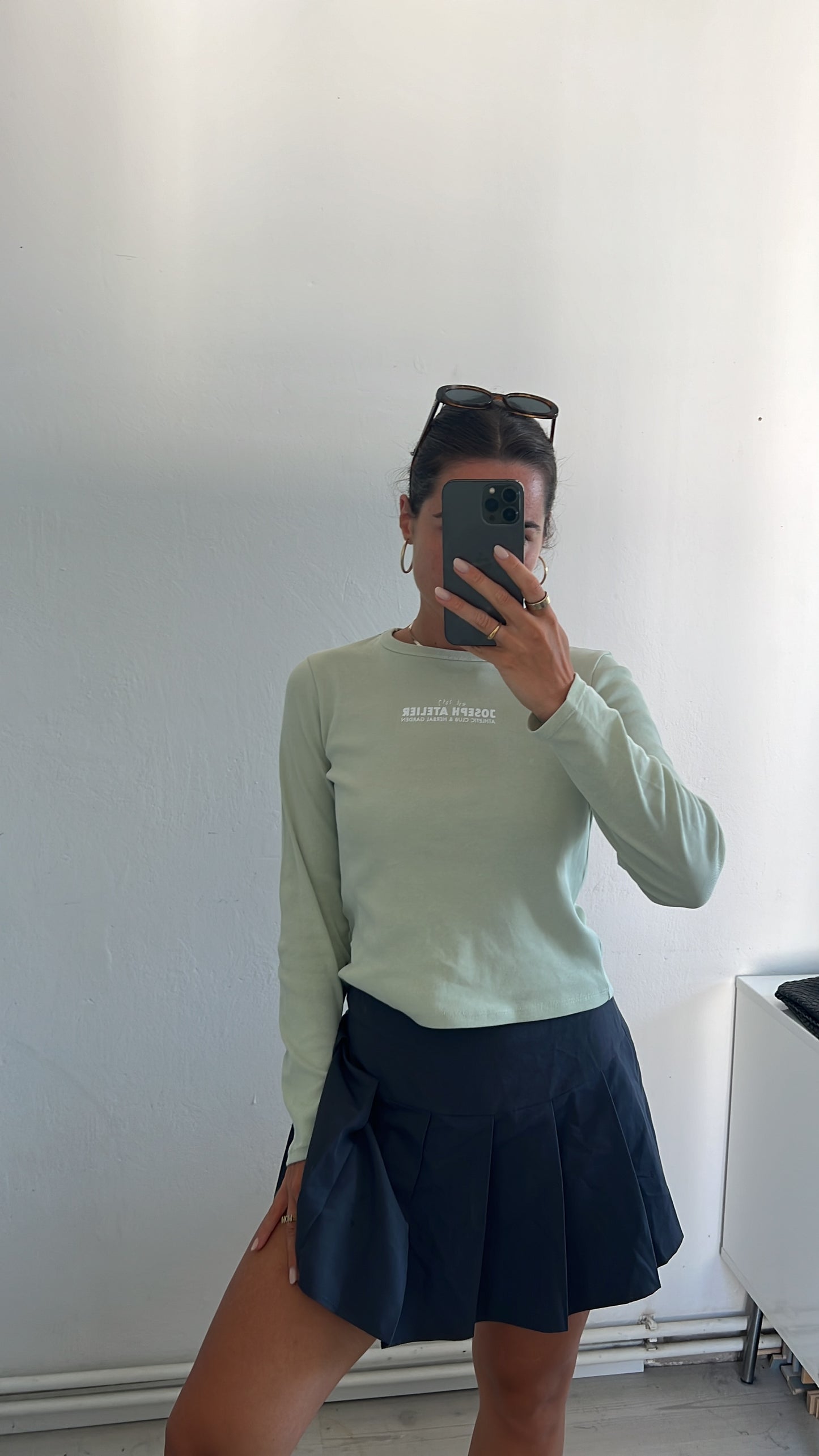 herbal garden cropped longsleeve