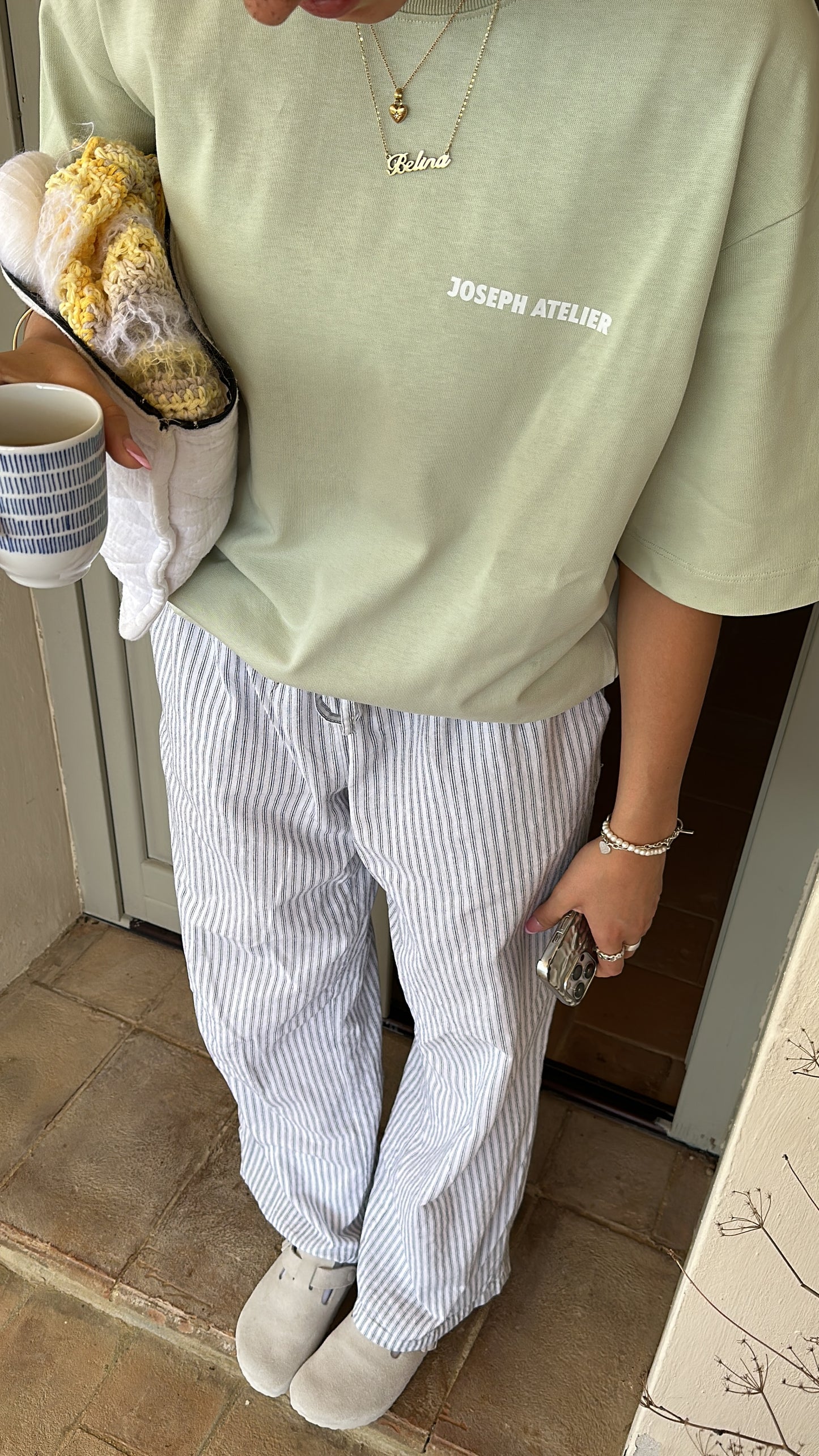 matcha mornings core tee