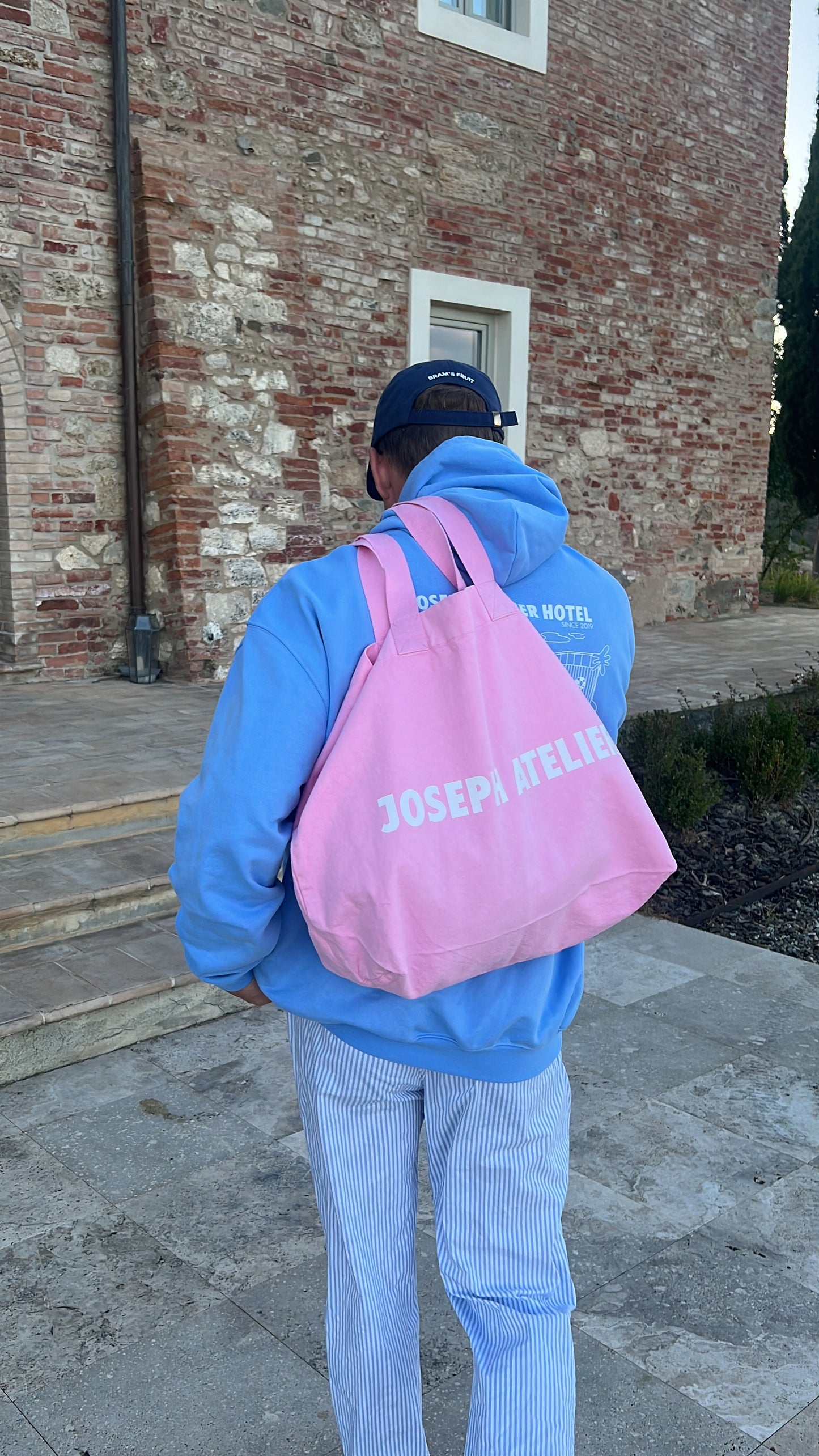joseph atelier canvas bag pink