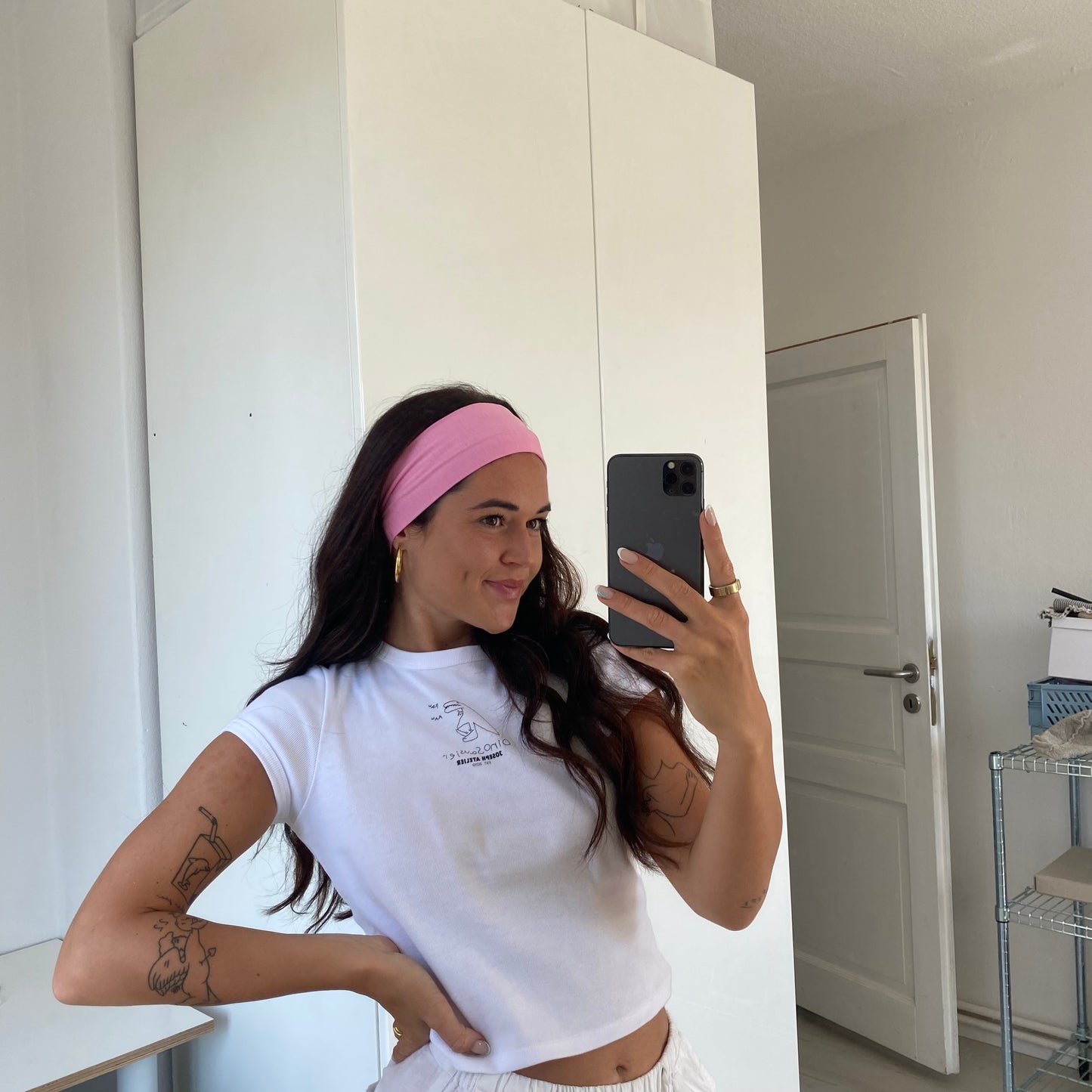 core hairband pink