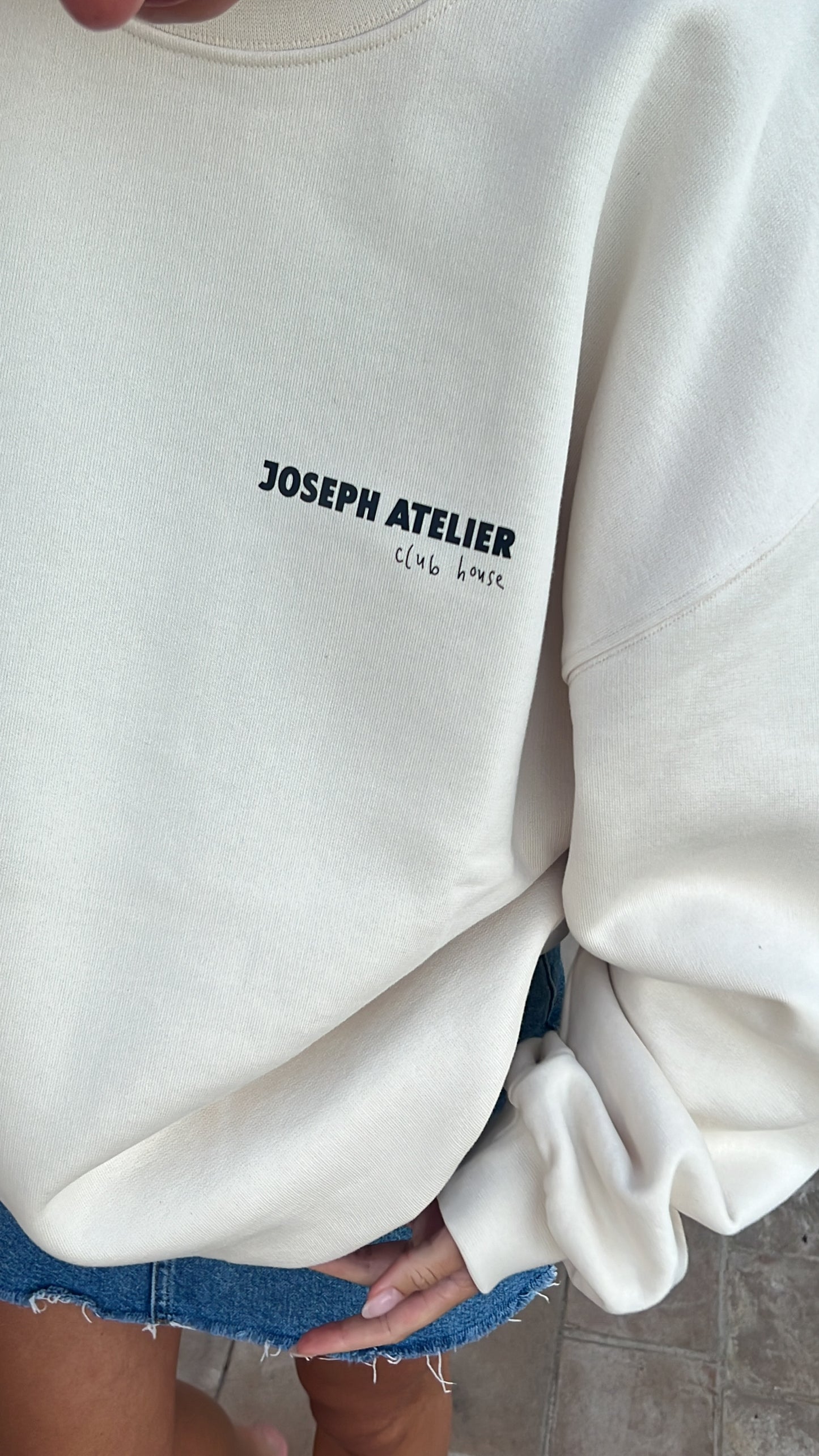 joseph atelier hotel cozy sweater - club edition