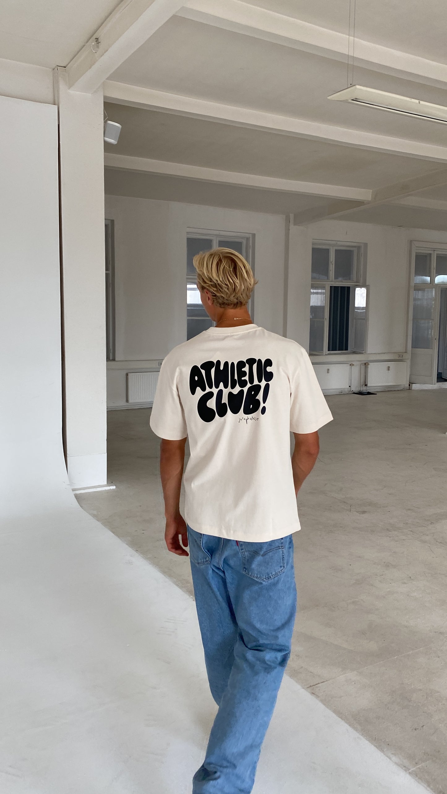 athletic club bubble core tee undyed