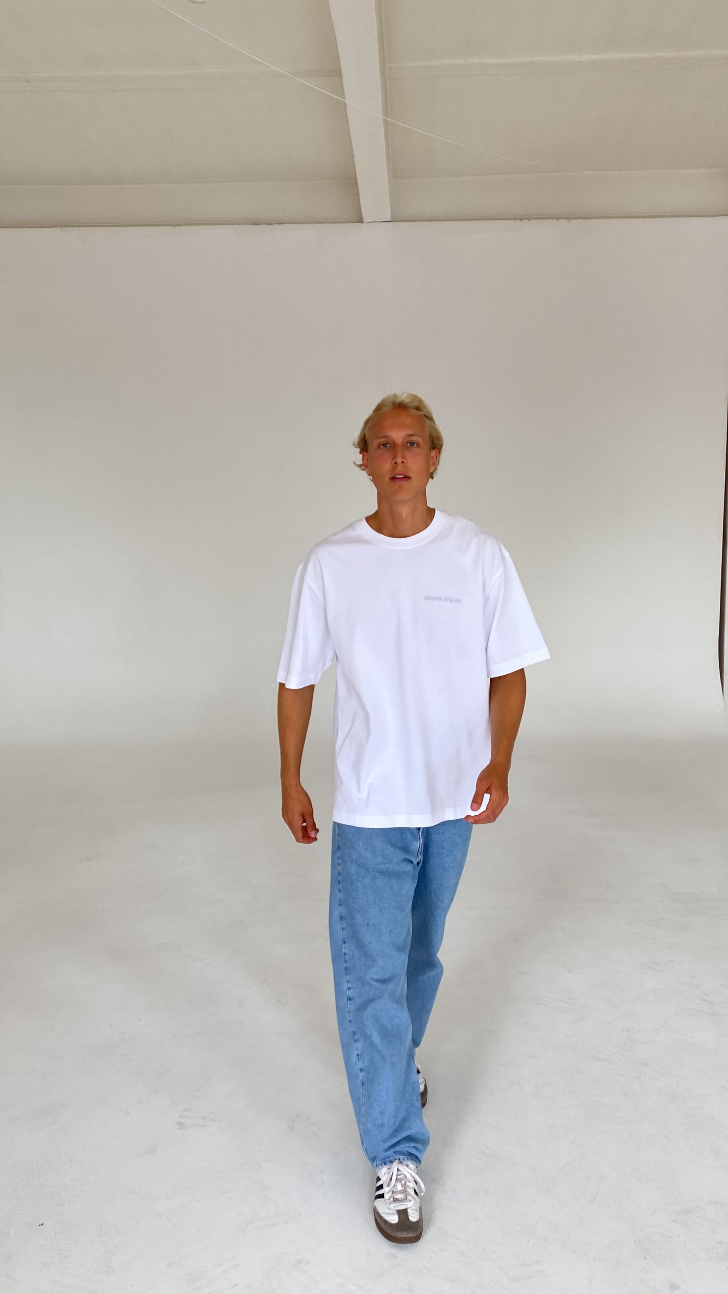 athletic club bubble core tee white