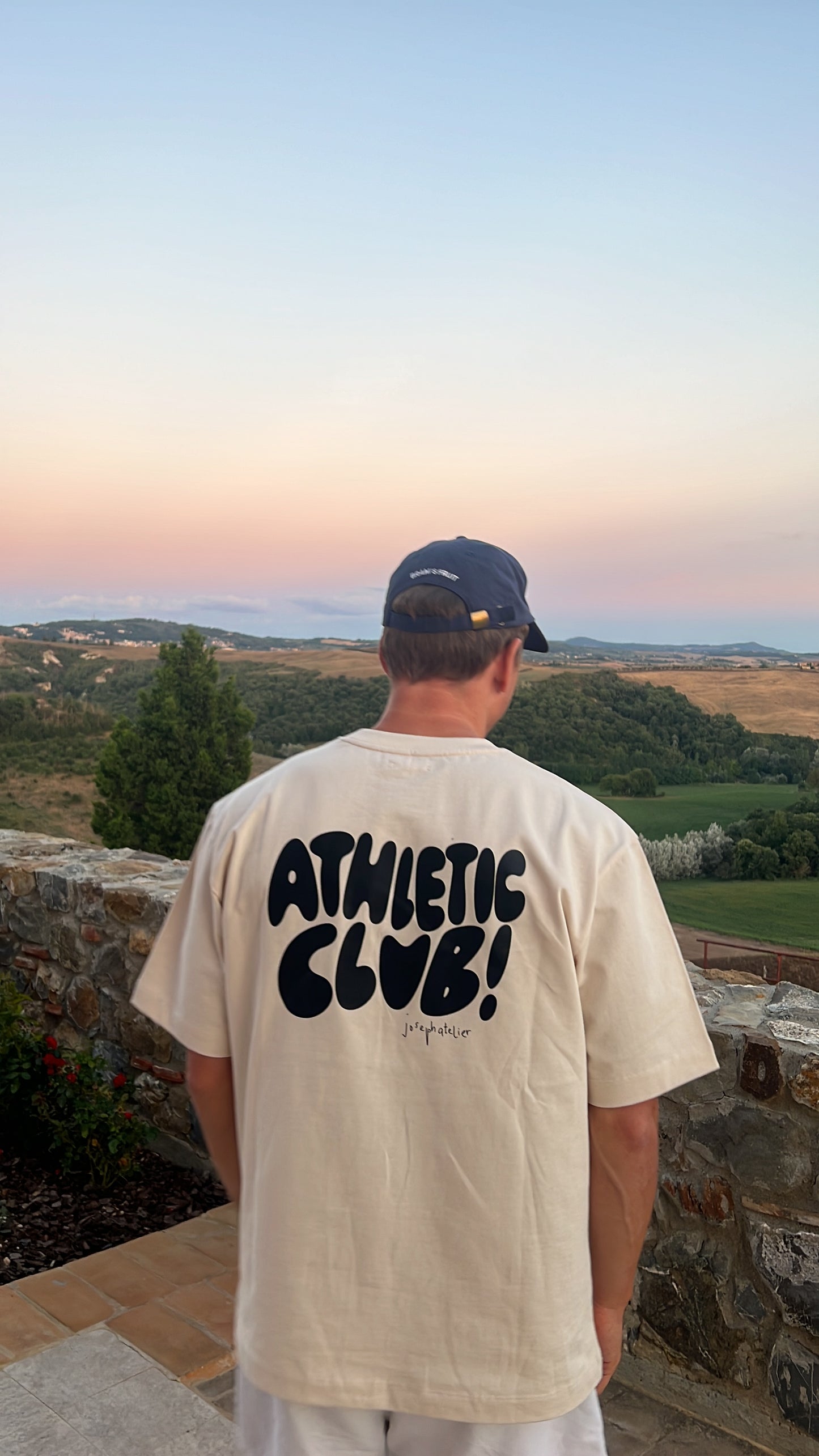 athletic club bubble core tee undyed