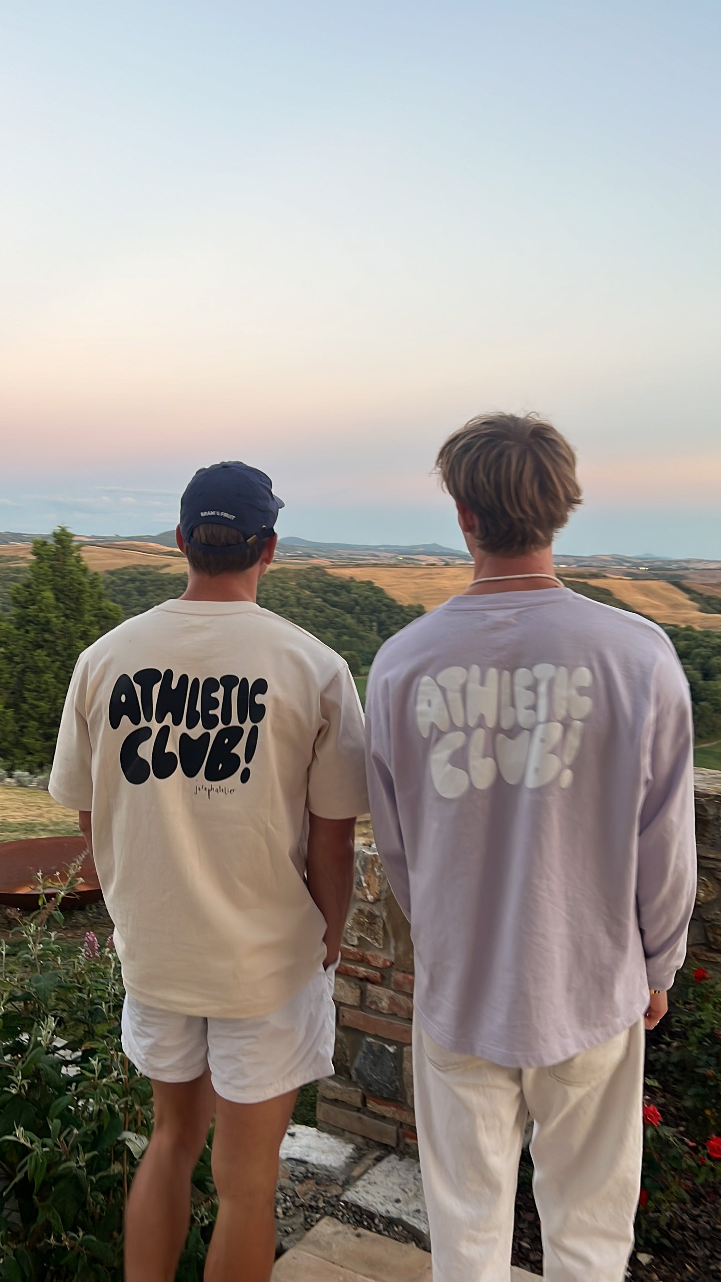athletic club bubble core tee undyed