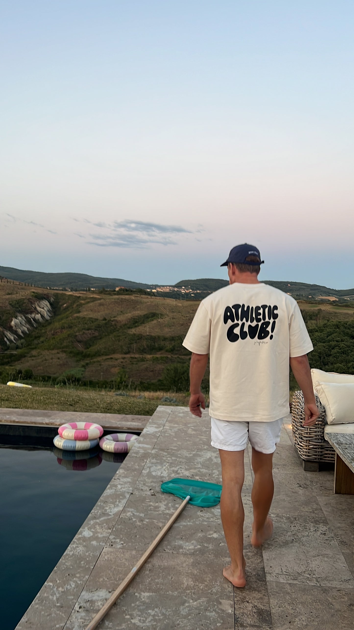 athletic club bubble core tee undyed