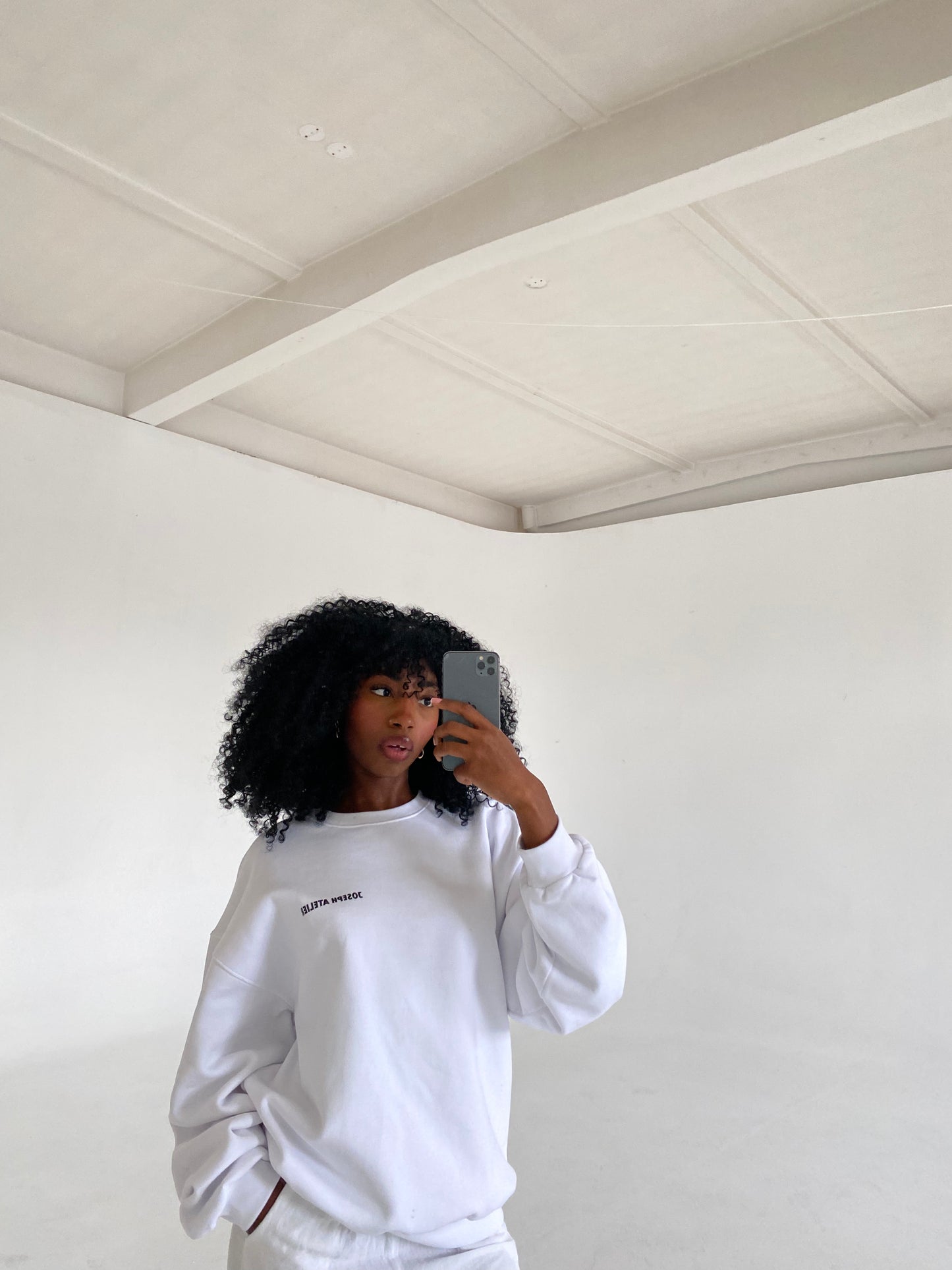 stretching club cozy sweater