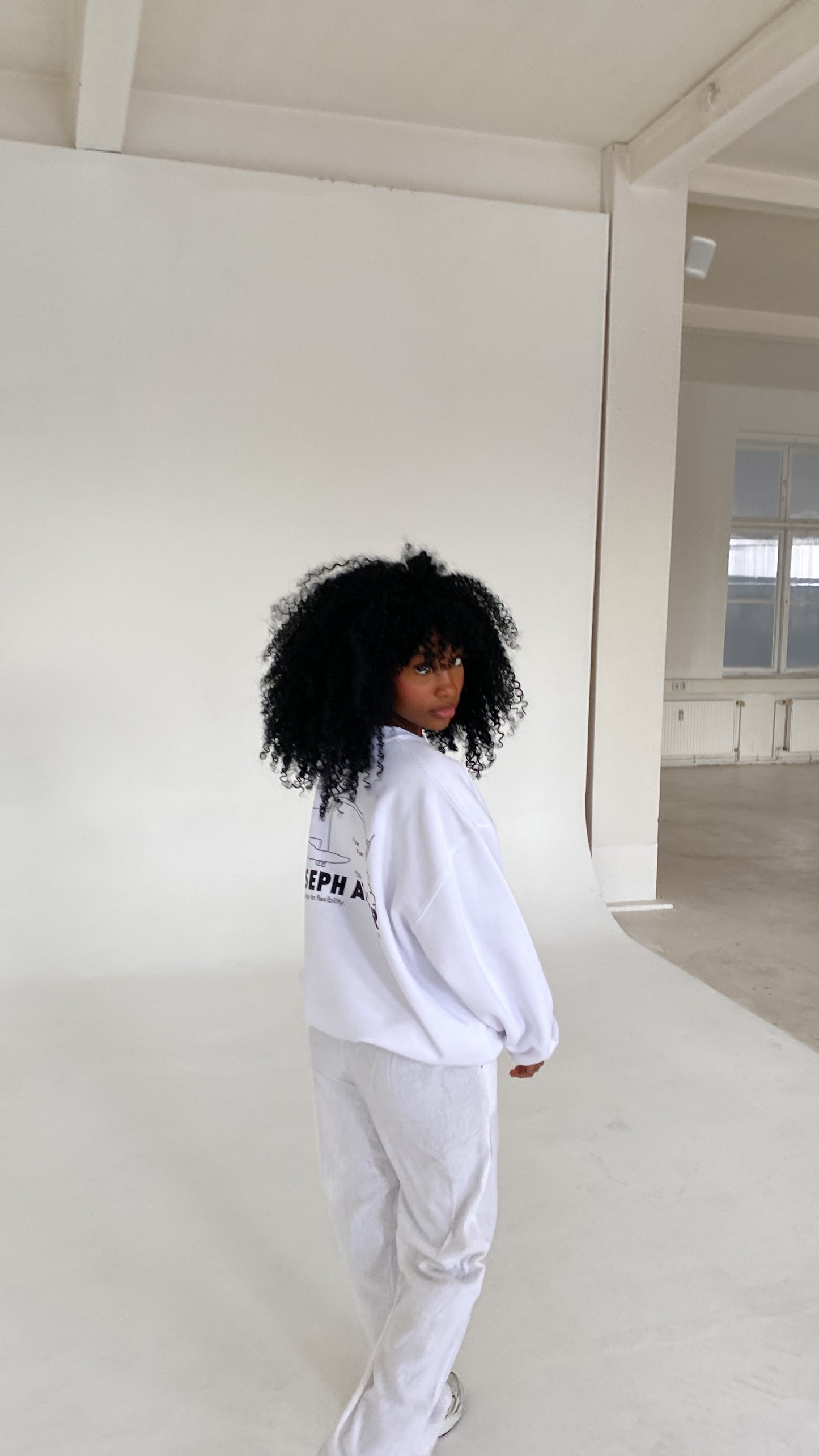 stretching club cozy sweater