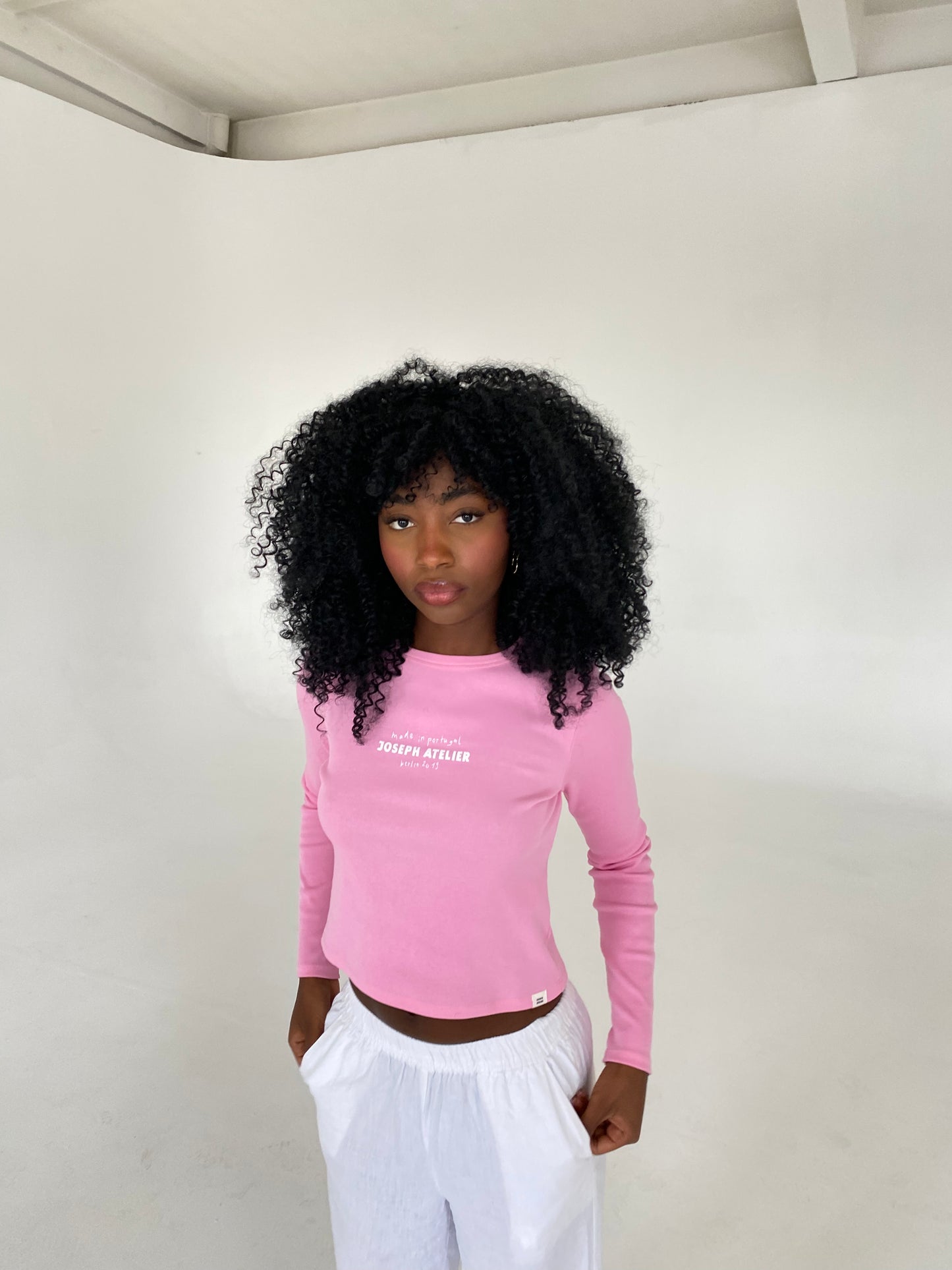 made in portugal cropped longsleeve