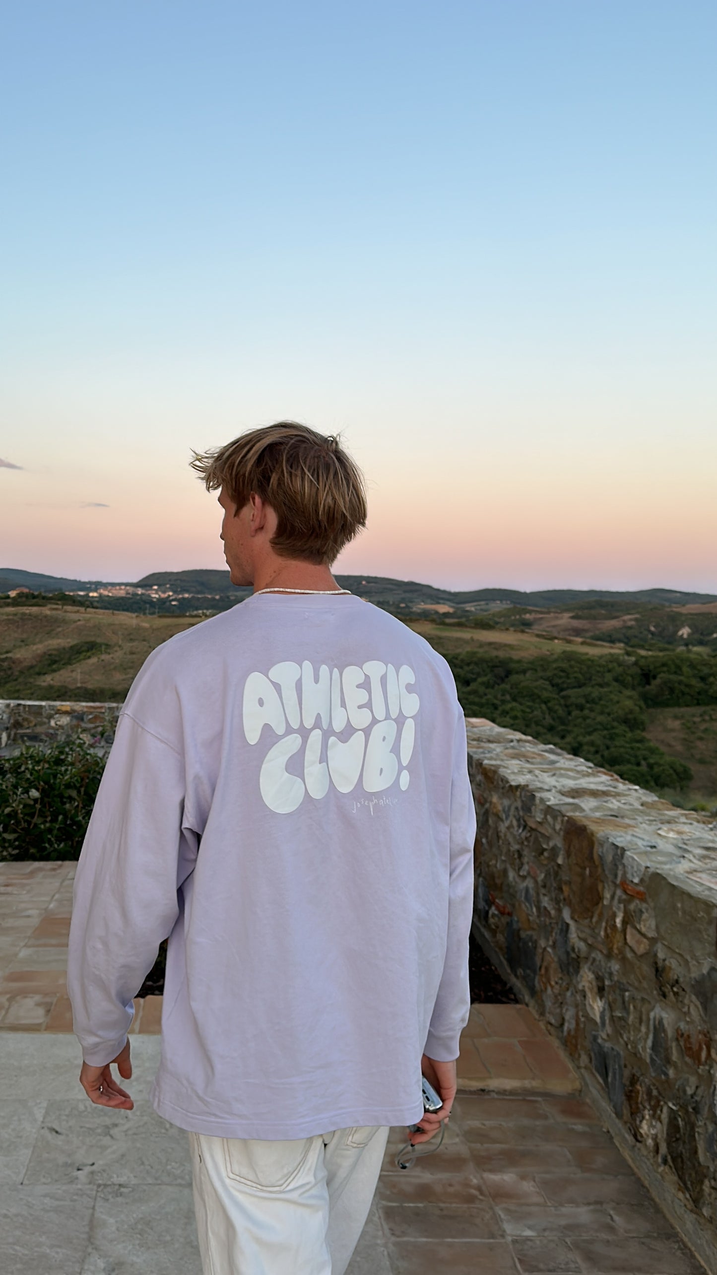 athletic club bubble core long sleeve