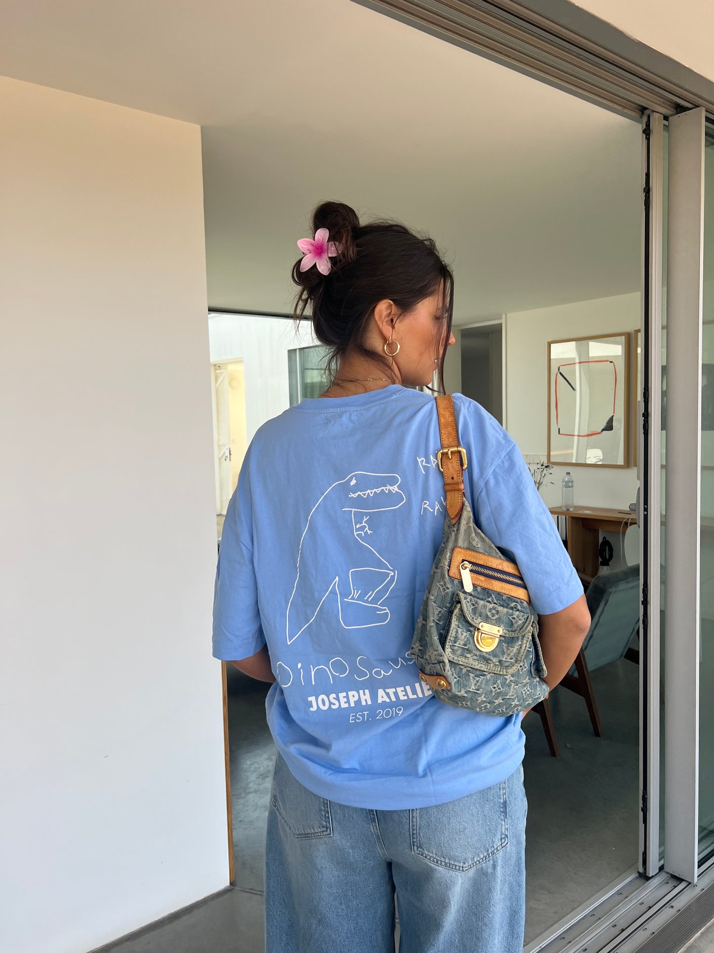 dinosausier summer tee