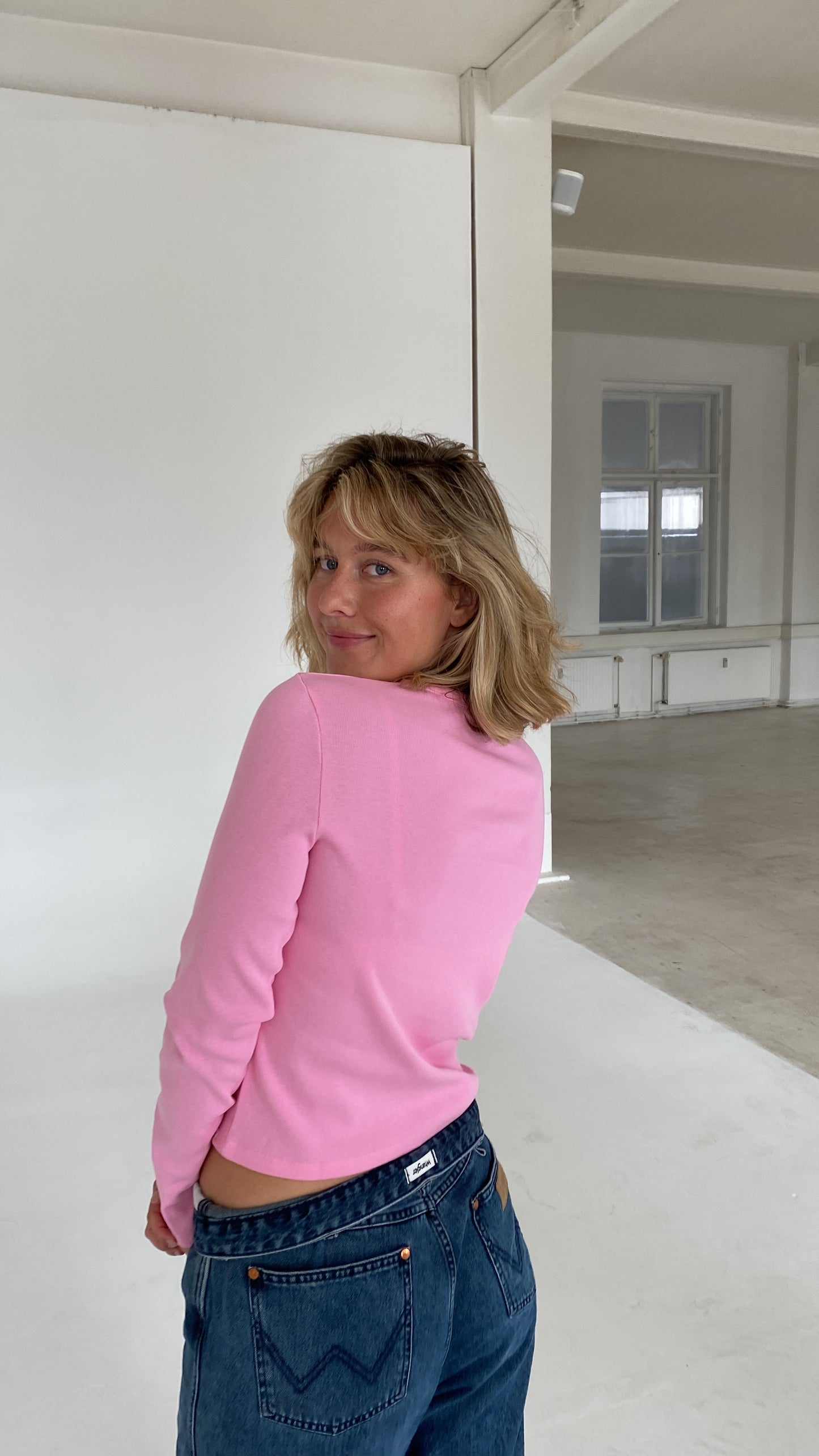 made in portugal cropped longsleeve