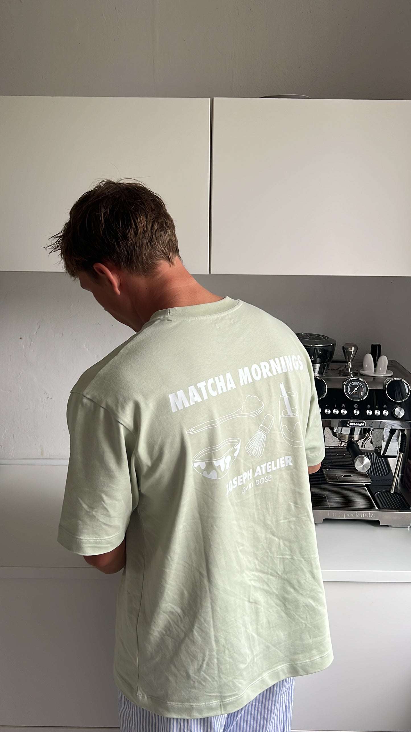 matcha mornings core tee