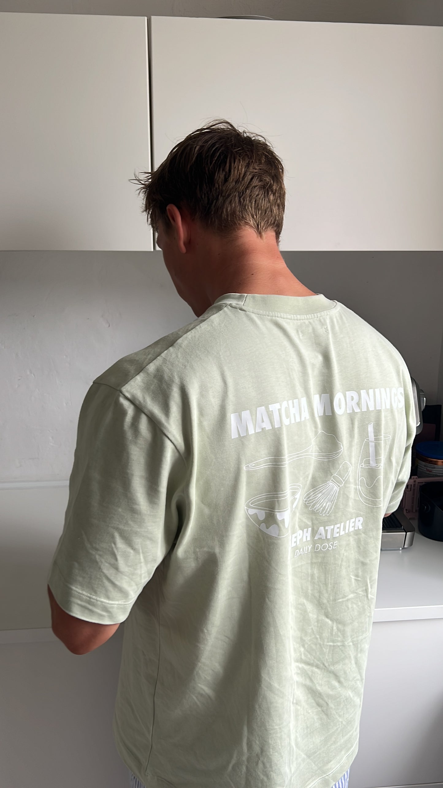 matcha mornings core tee