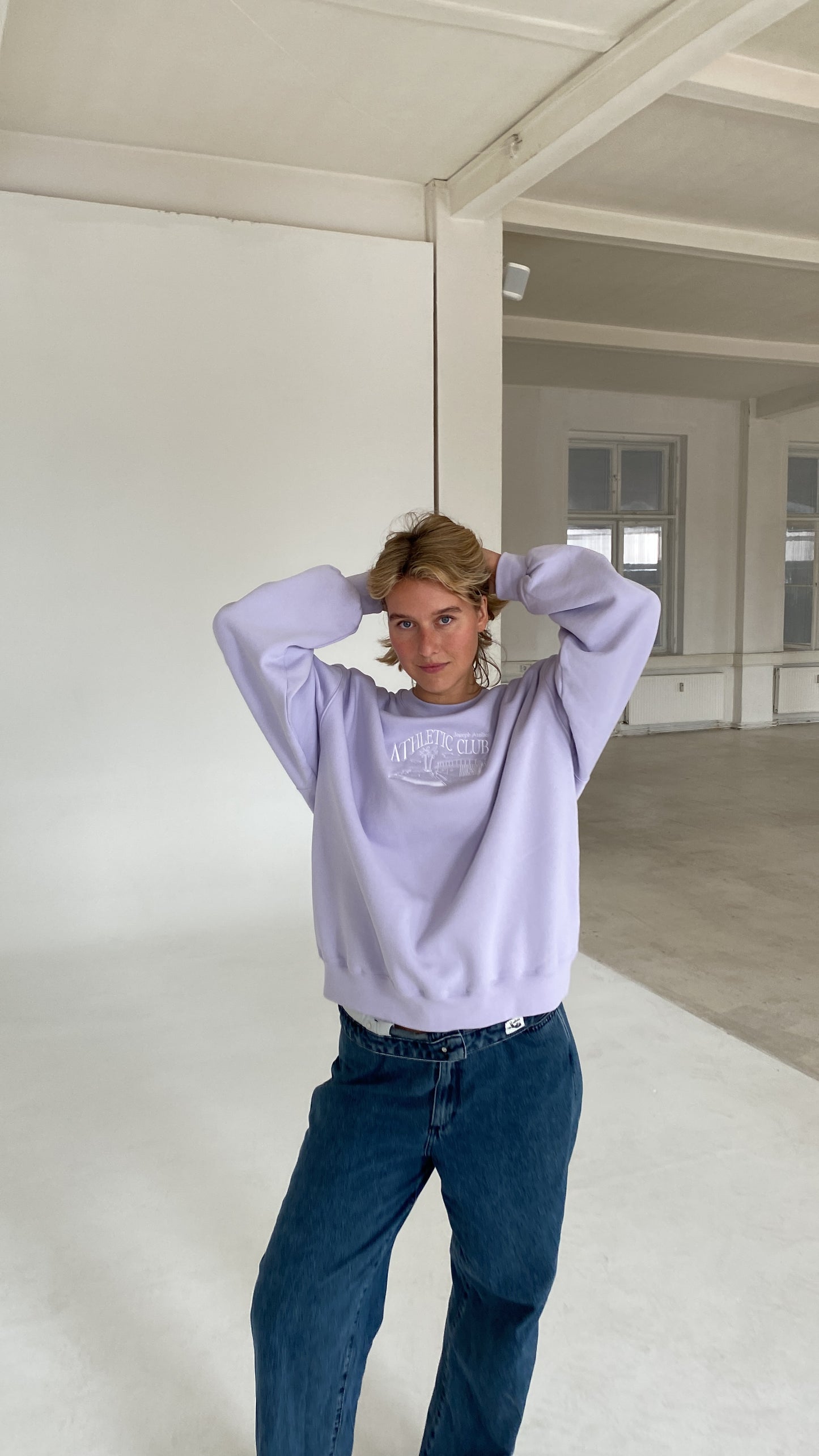 athletic club house cozy sweater