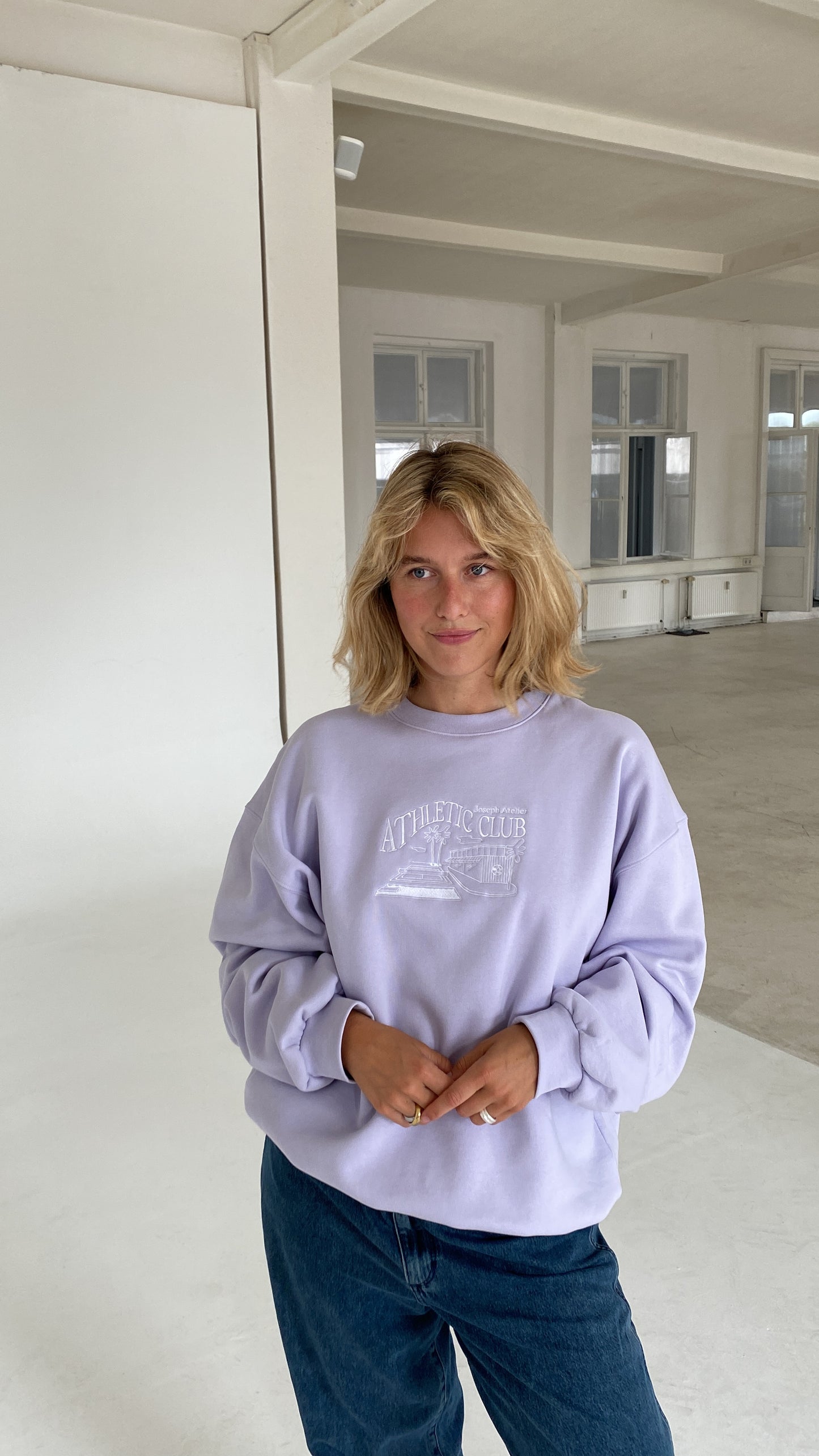 athletic club house cozy sweater