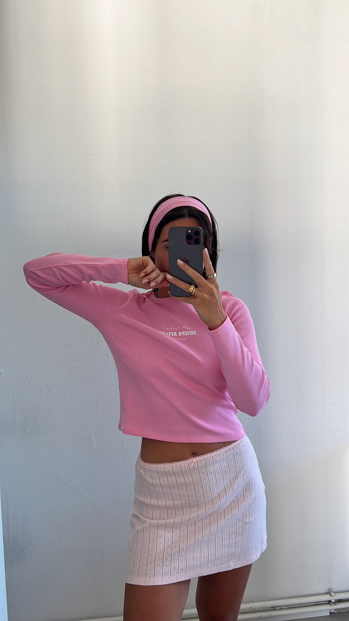 made in portugal cropped longsleeve