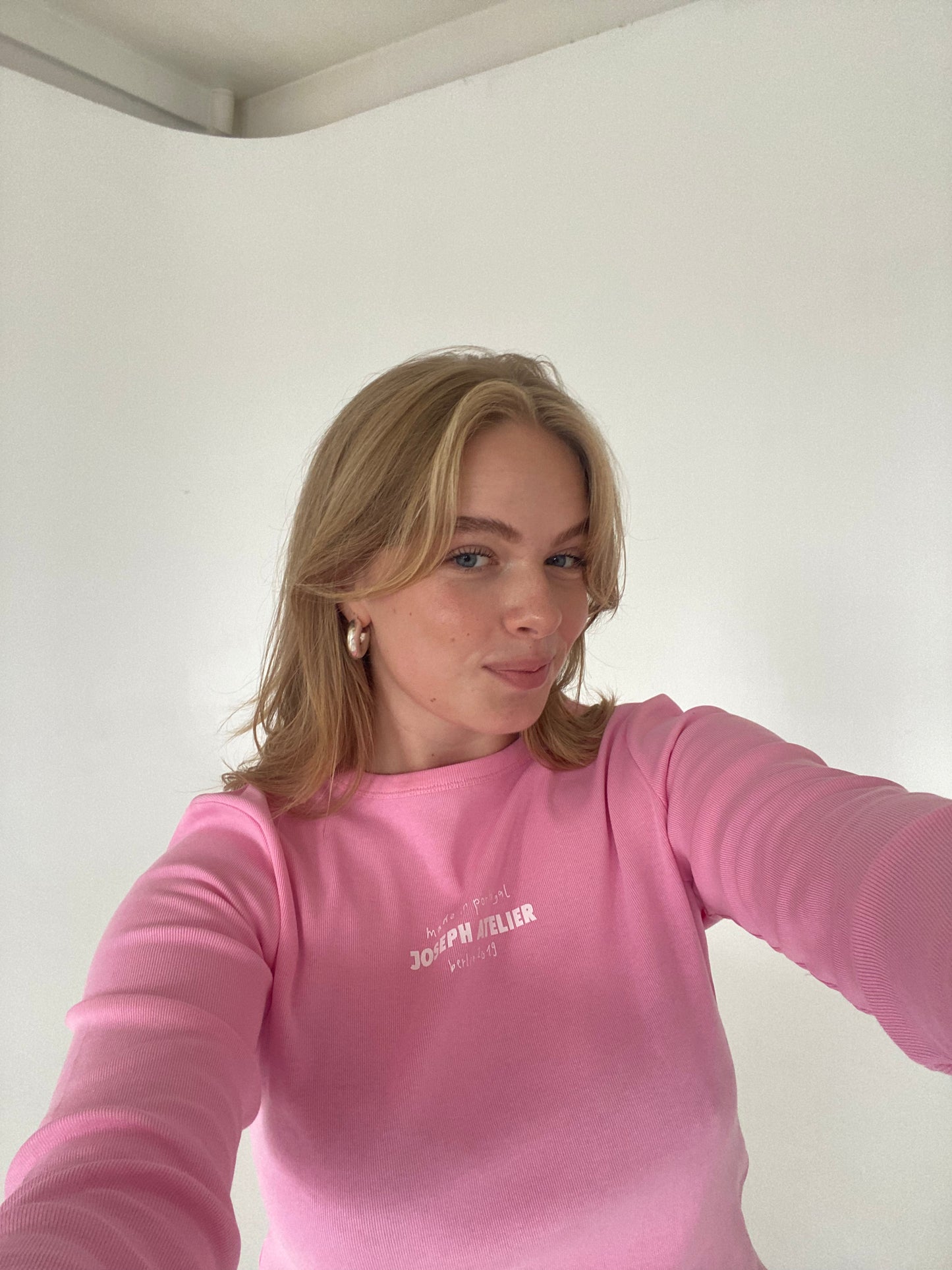 made in portugal cropped longsleeve