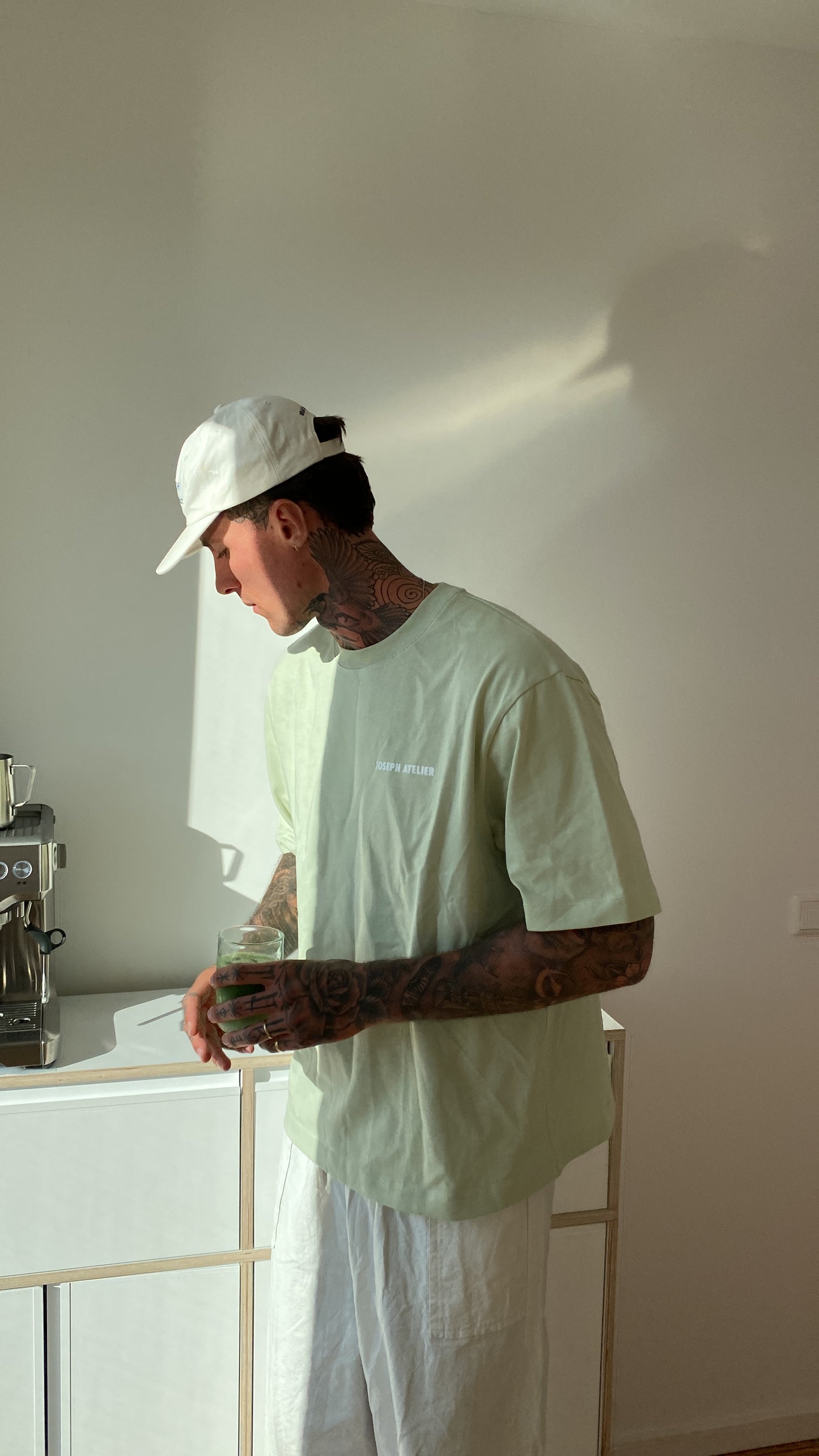 matcha mornings core tee