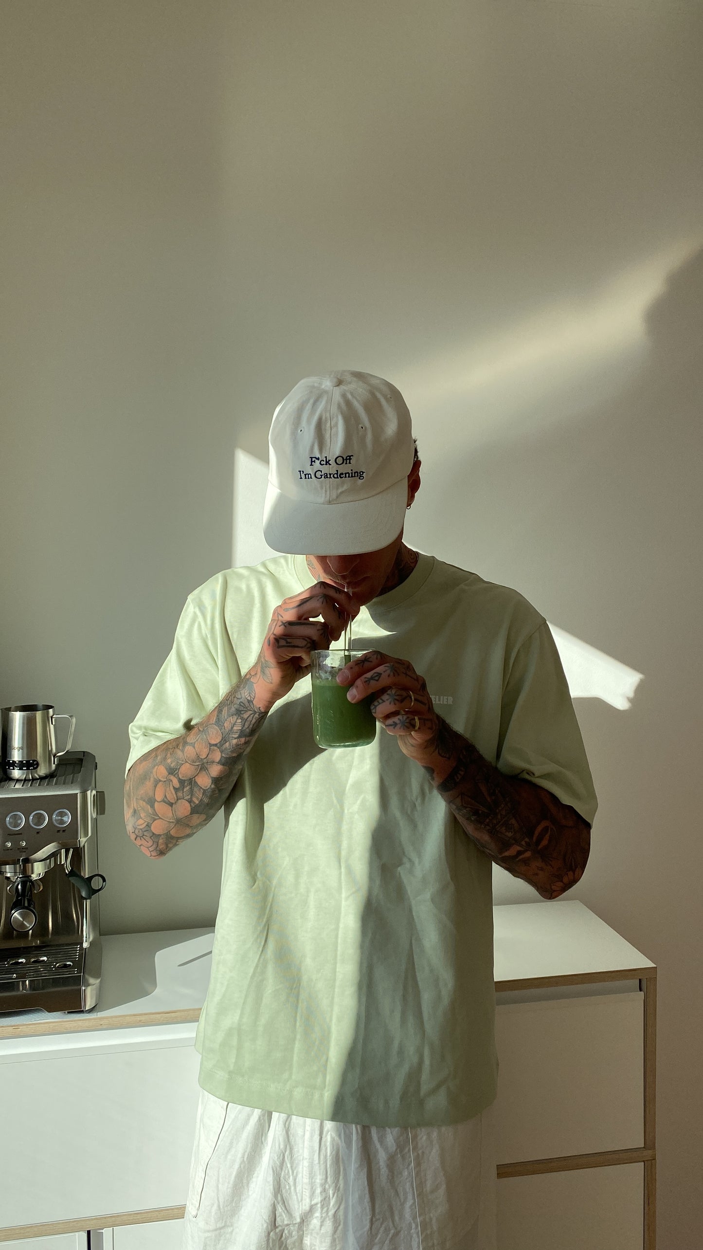 matcha mornings core tee