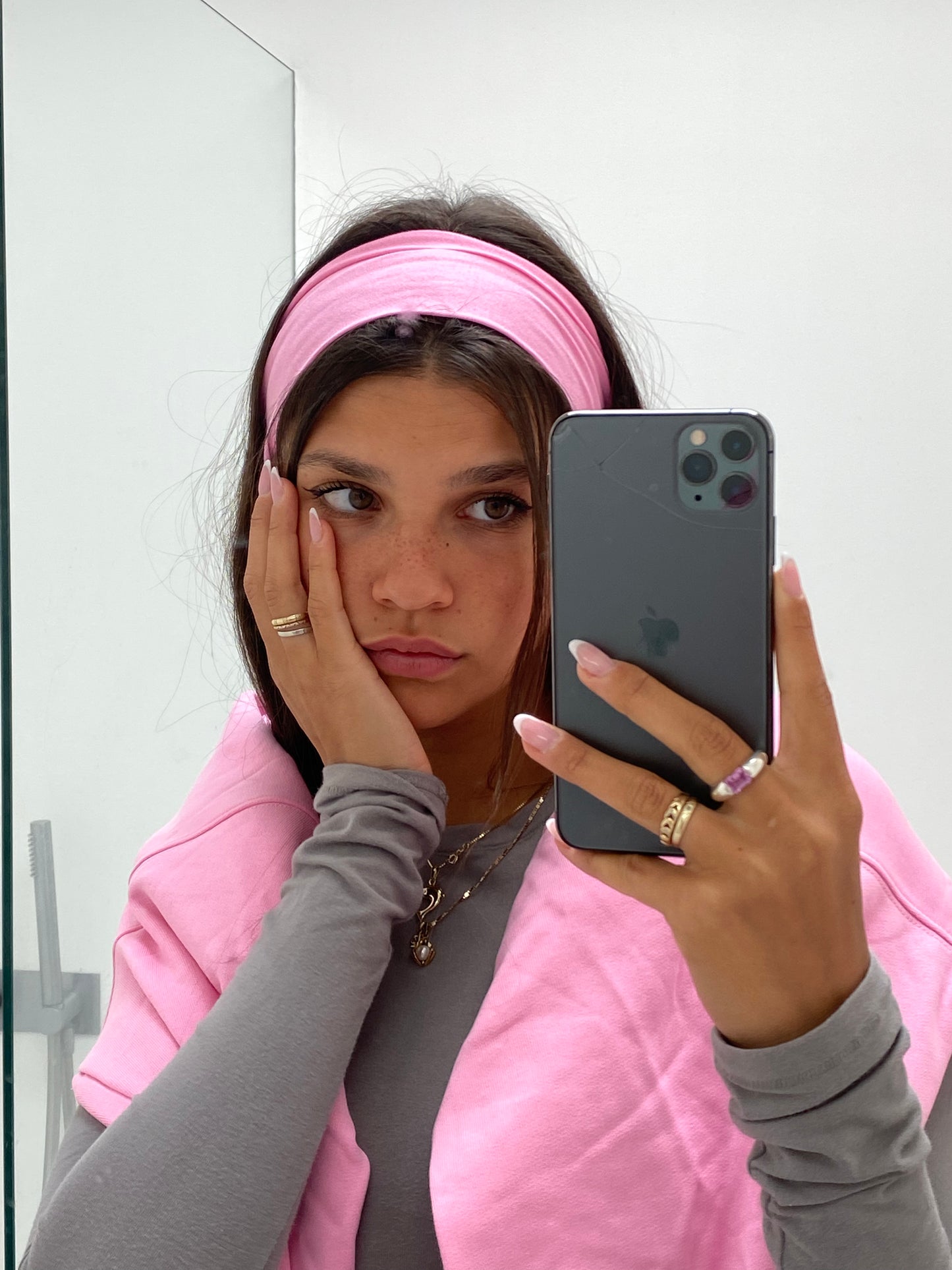 core hairband pink