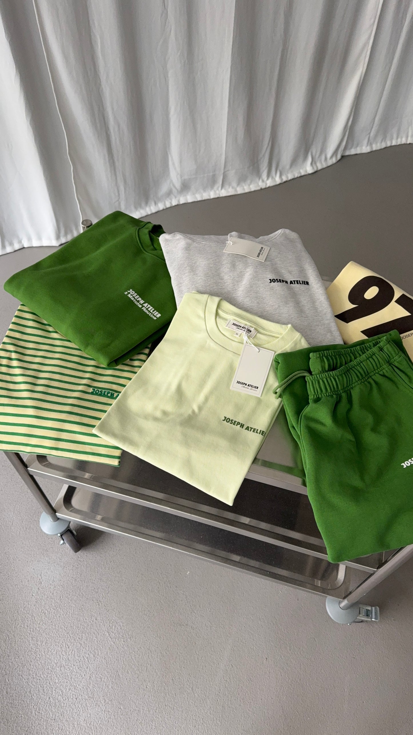 classic longsleeve stripes - yellow & light green