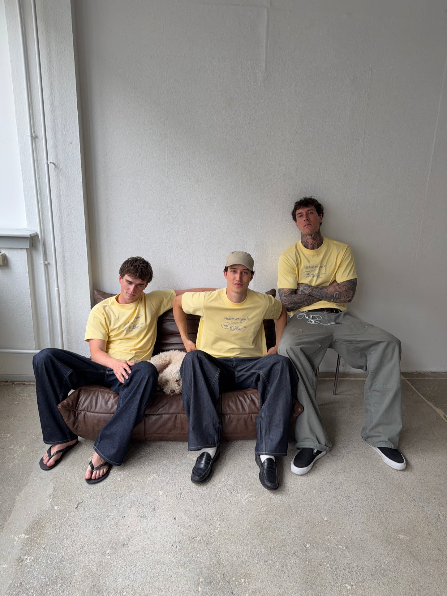 boxy tee yellow - offline