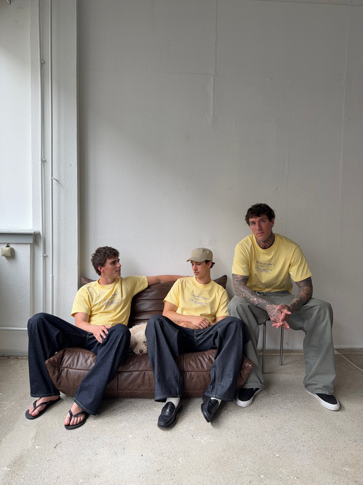 boxy tee yellow - offline