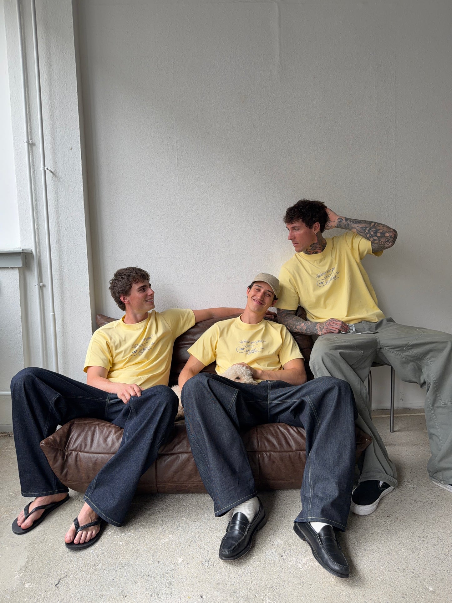 boxy tee yellow - offline
