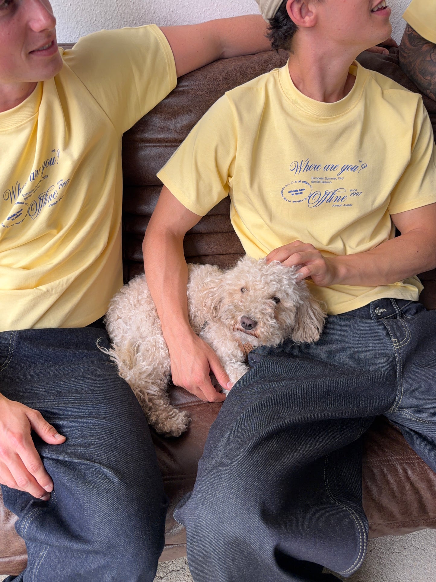 boxy tee yellow - offline