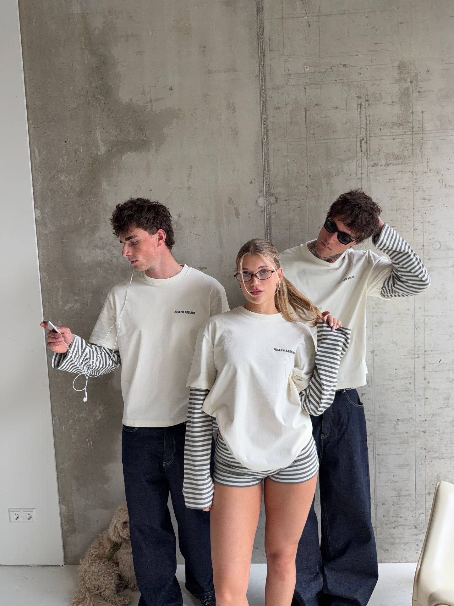 Niclas - 186cm - M <br/> Celine - 173cm - S <br/> Til - 203cm - XXL 