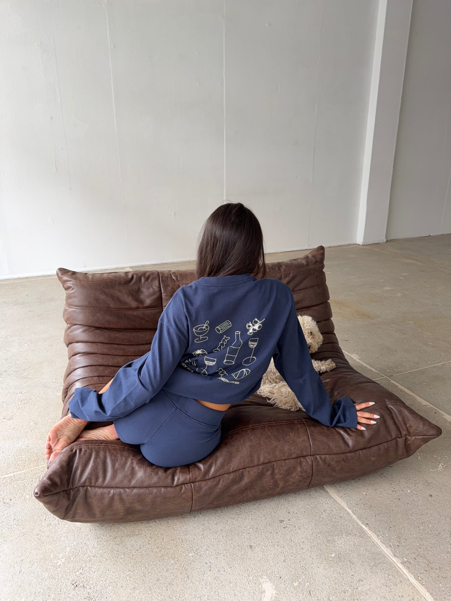 classic longsleeve navy - essentials
