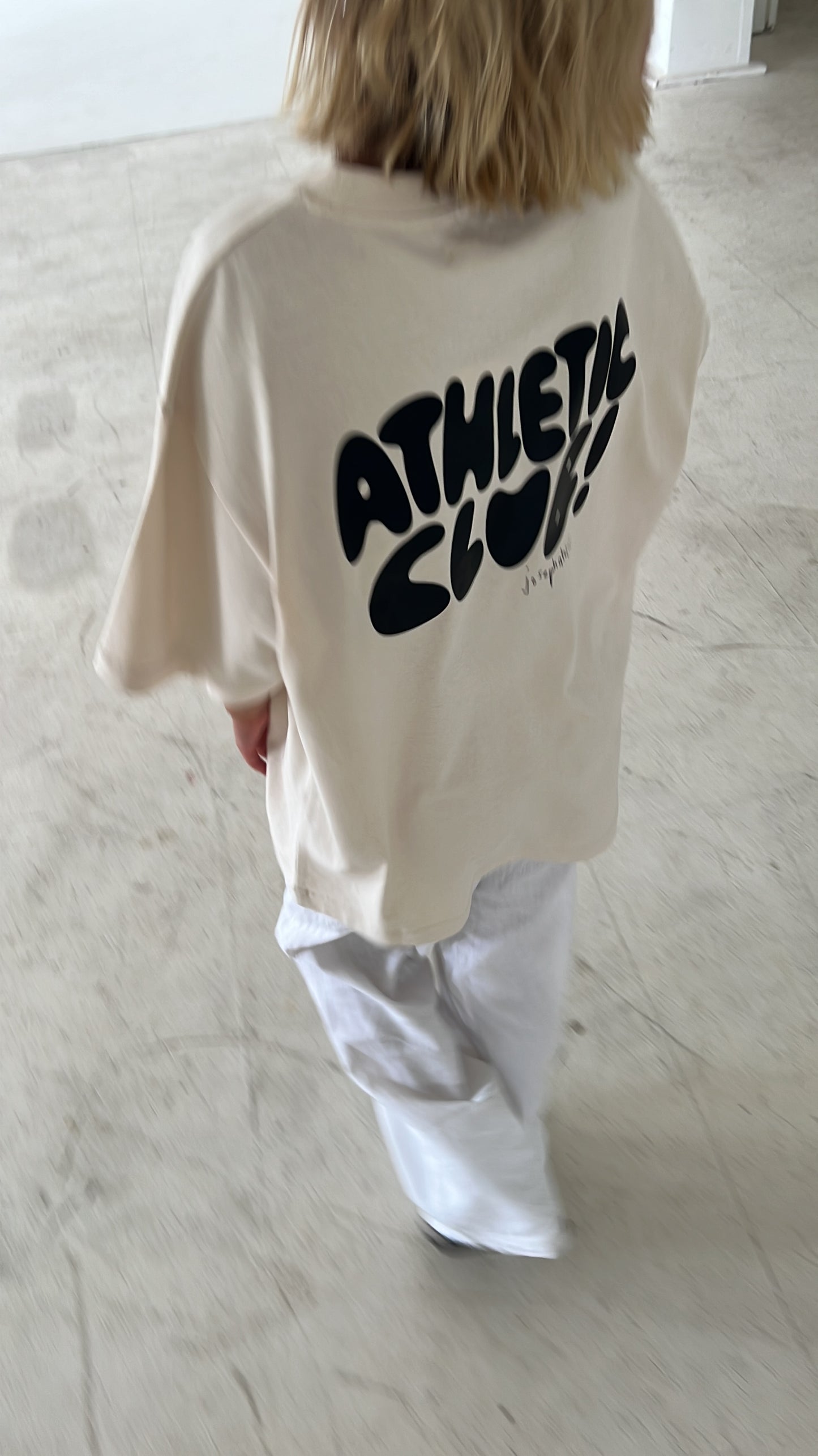 athletic club bubble core tee undyed