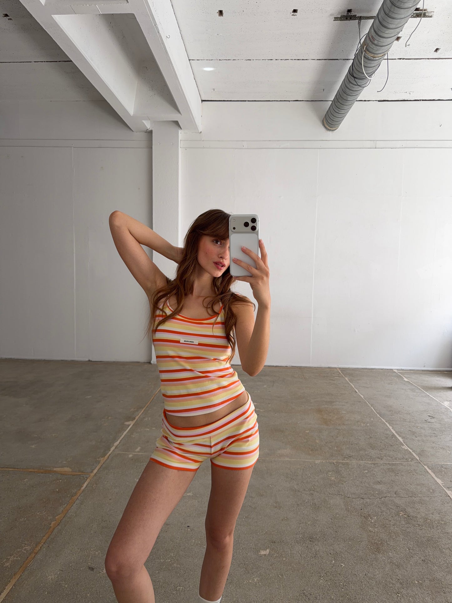 double strap camisole sunrise