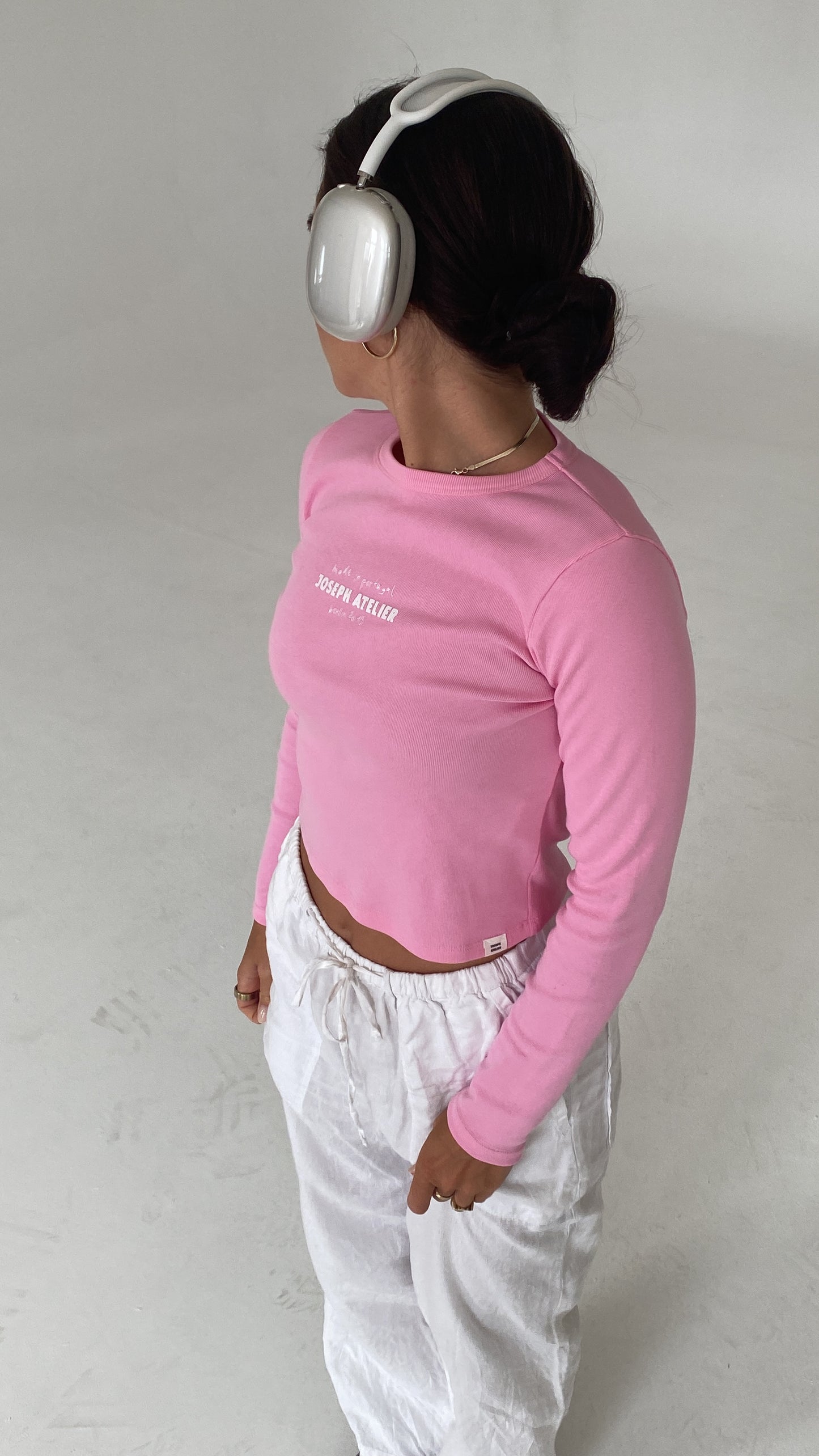 made in portugal cropped longsleeve