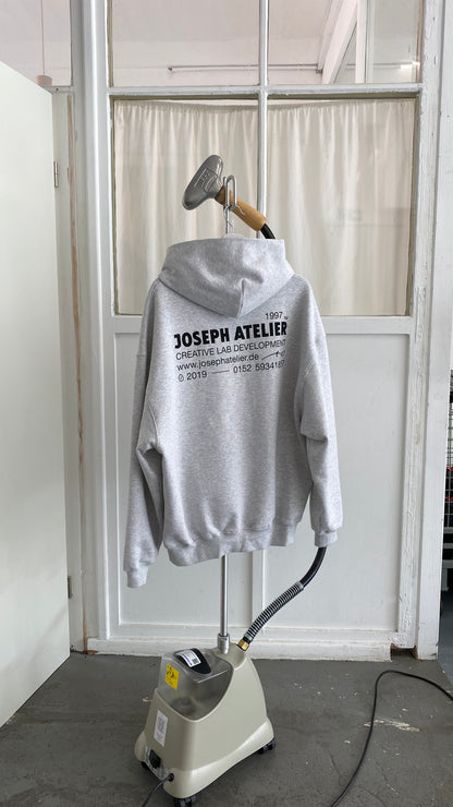 classic hoodie grey melange