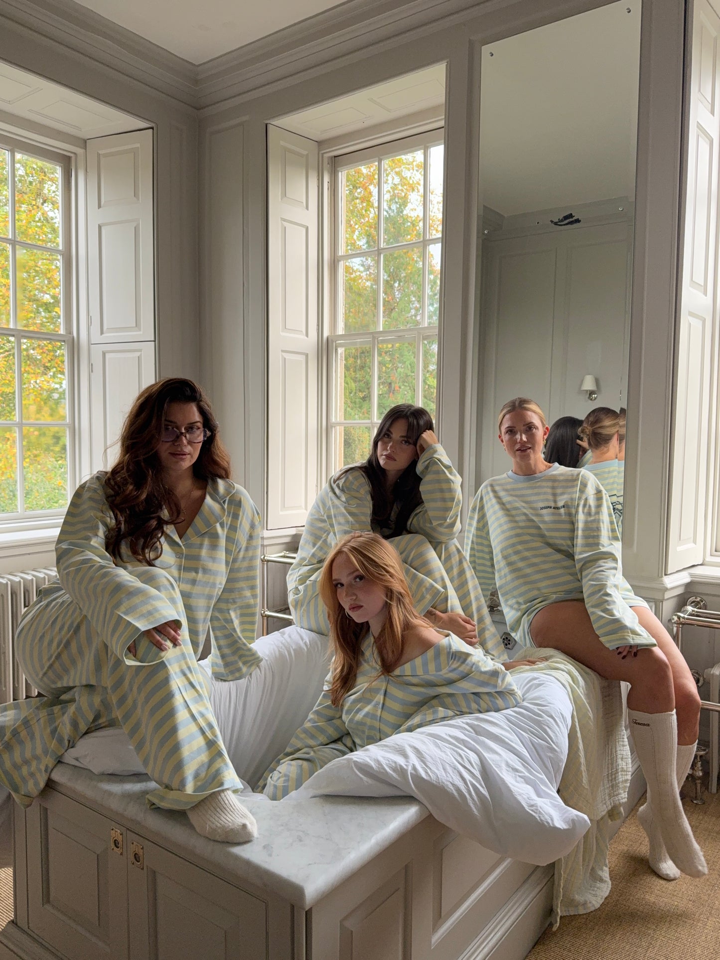 Jana - 163 cm - XL & XL/tall <br/> Greta - 172 cm - M & M/tall <br/> Fabienne - 180 cm - M & M/tall <br/> Teresa - 169 cm - L & XL