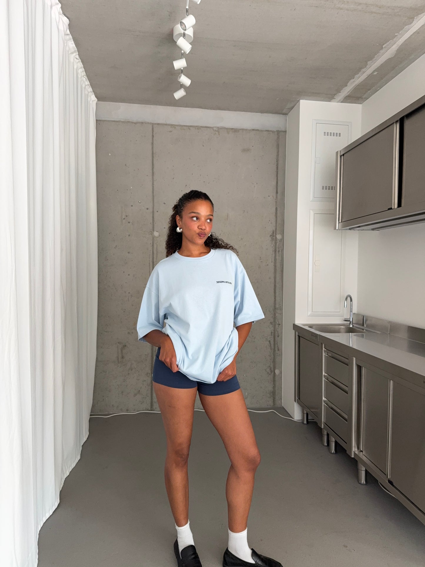 classic shorts dark denim