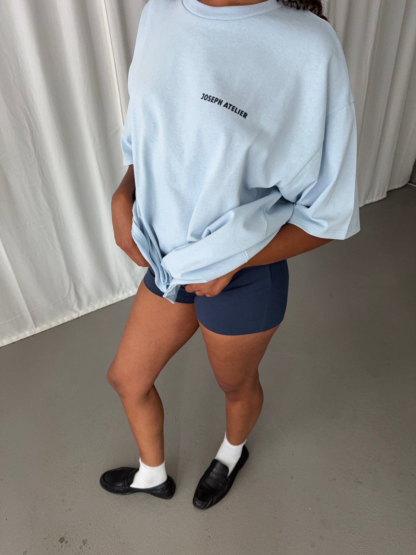 classic shorts dark denim