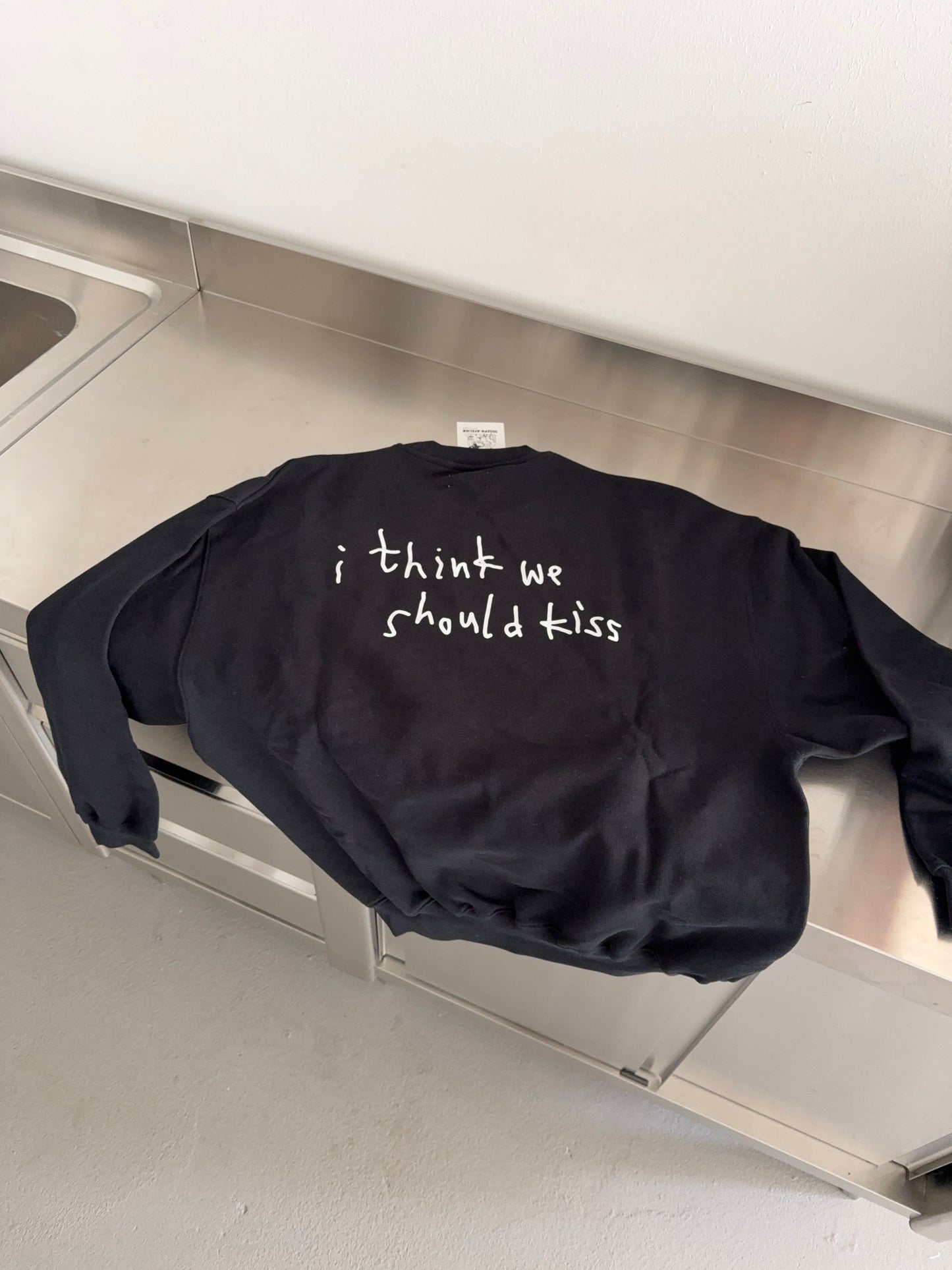 classic sweater we should kiss