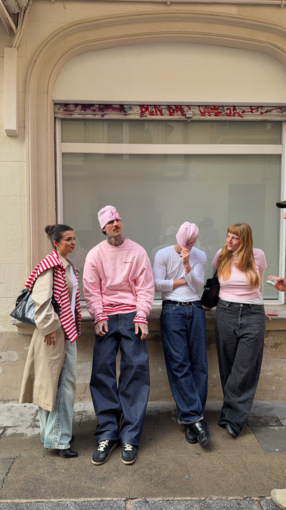 beanie hat cherry blossom