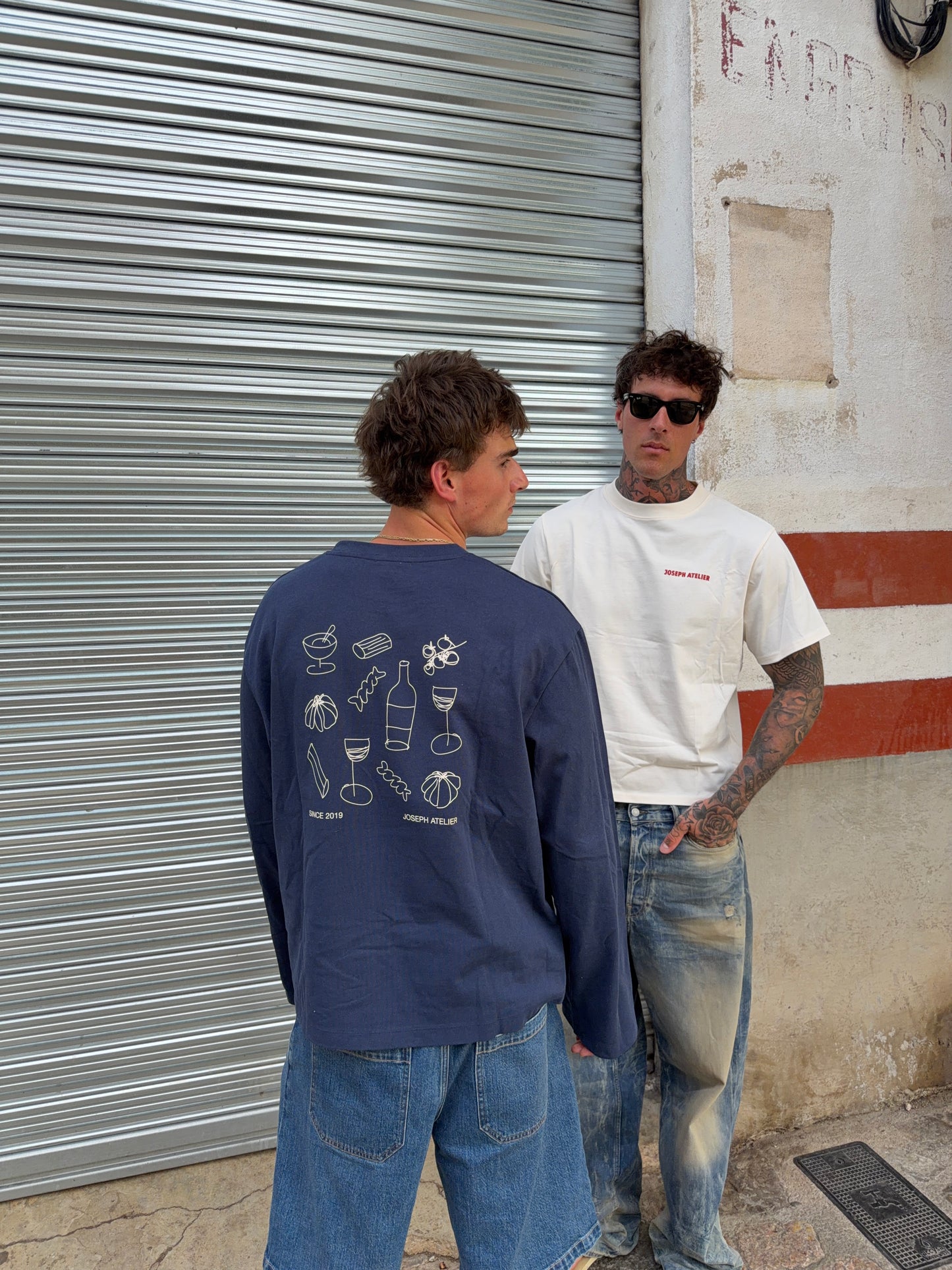 classic longsleeve navy - essentials