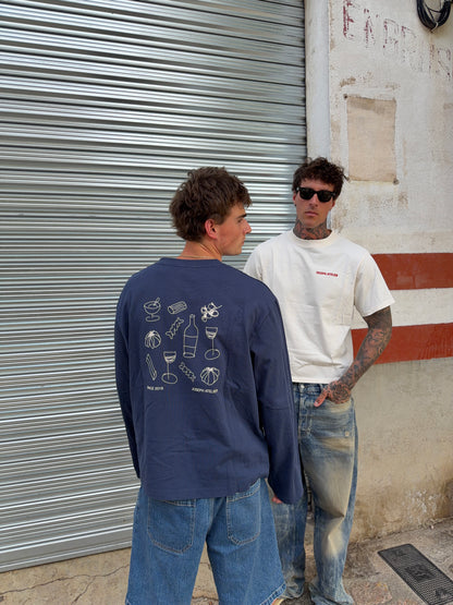 classic longsleeve navy - essentials