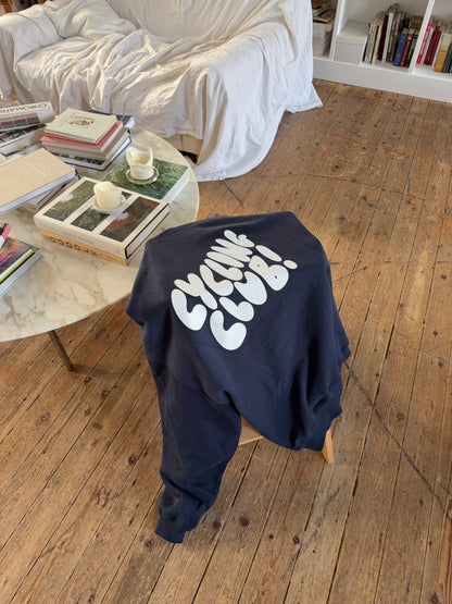 classic sweater cycling club royal blue